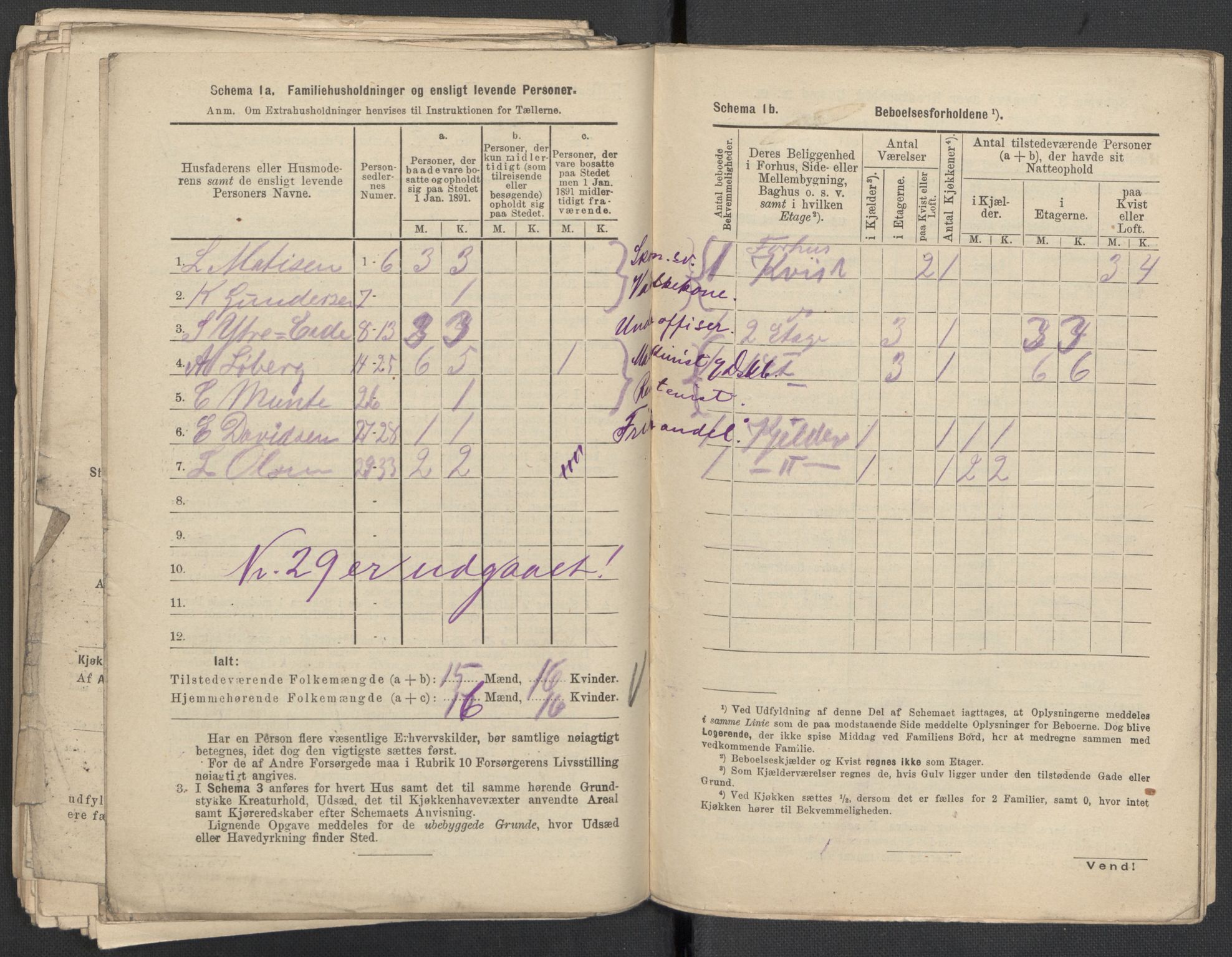 RA, 1891 Census for 1301 Bergen, 1891, p. 2154