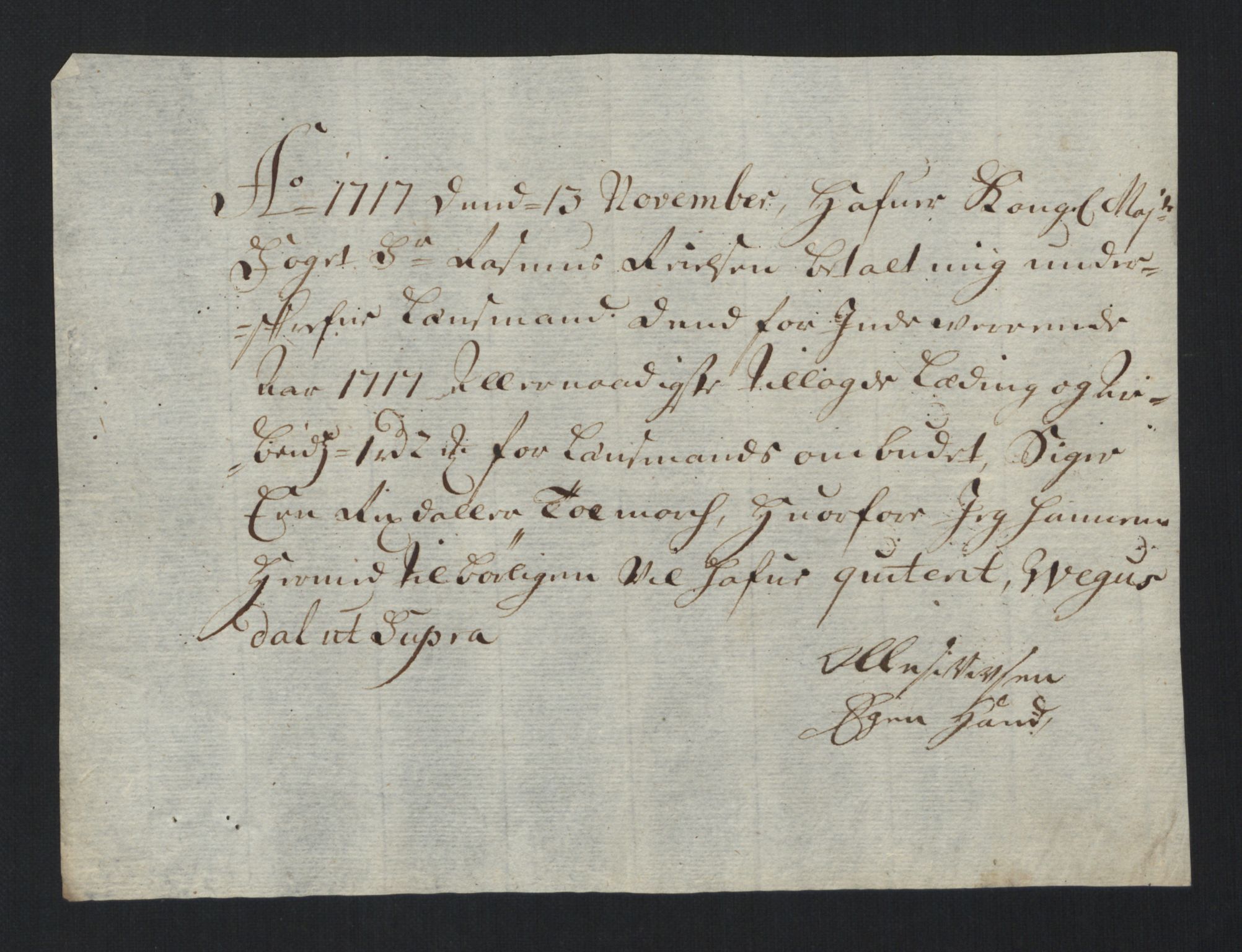 Rentekammeret inntil 1814, Reviderte regnskaper, Fogderegnskap, RA/EA-4092/R40/L2452: Fogderegnskap Råbyggelag, 1716-1717, p. 315