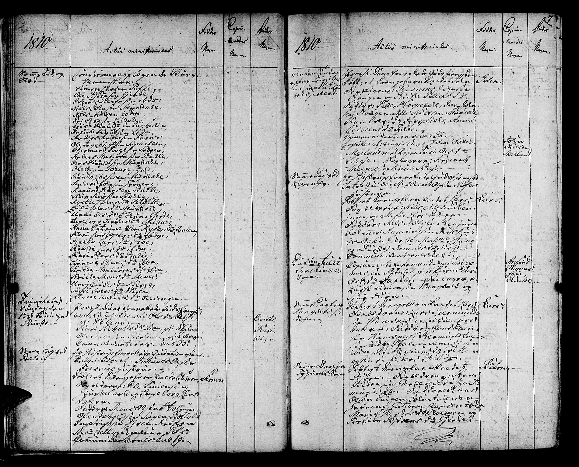 Leikanger sokneprestembete, AV/SAB-A-81001/H/Haa/Haaa/L0006: Parish register (official) no. A 6, 1810-1838, p. 7