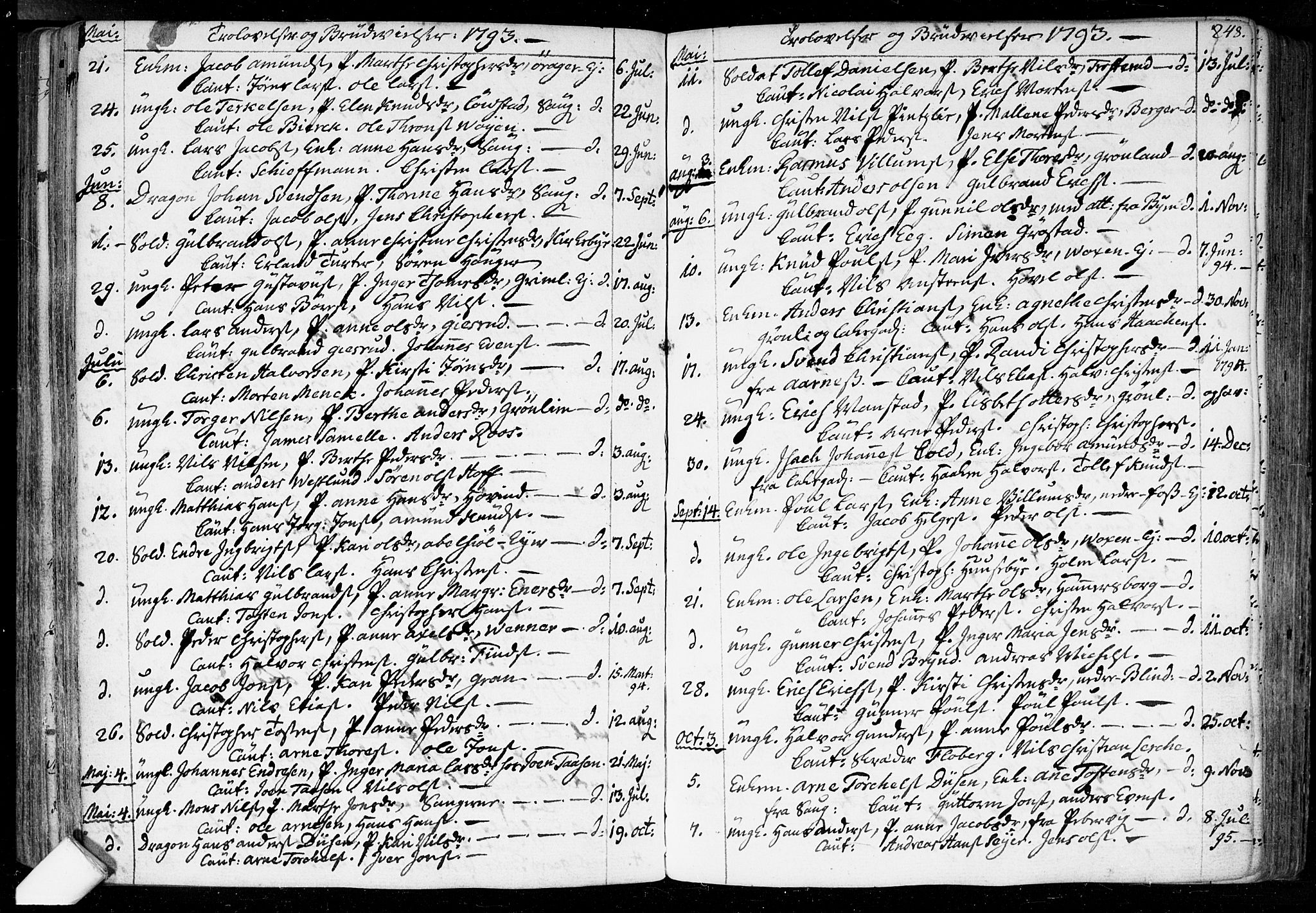 Aker prestekontor kirkebøker, SAO/A-10861/F/L0010: Parish register (official) no. 10, 1786-1809, p. 248