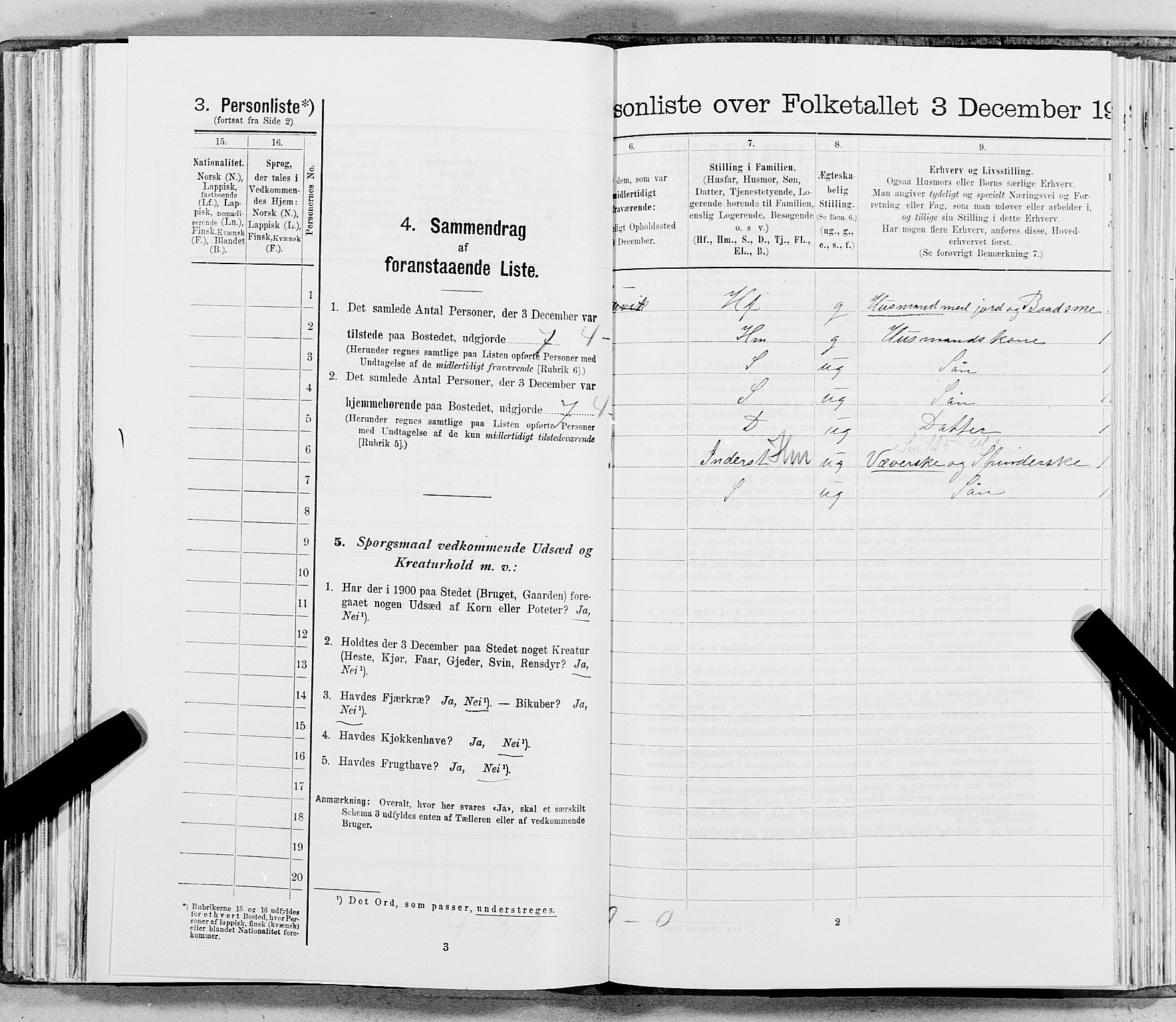 SAT, 1900 census for Hemnes, 1900, p. 680