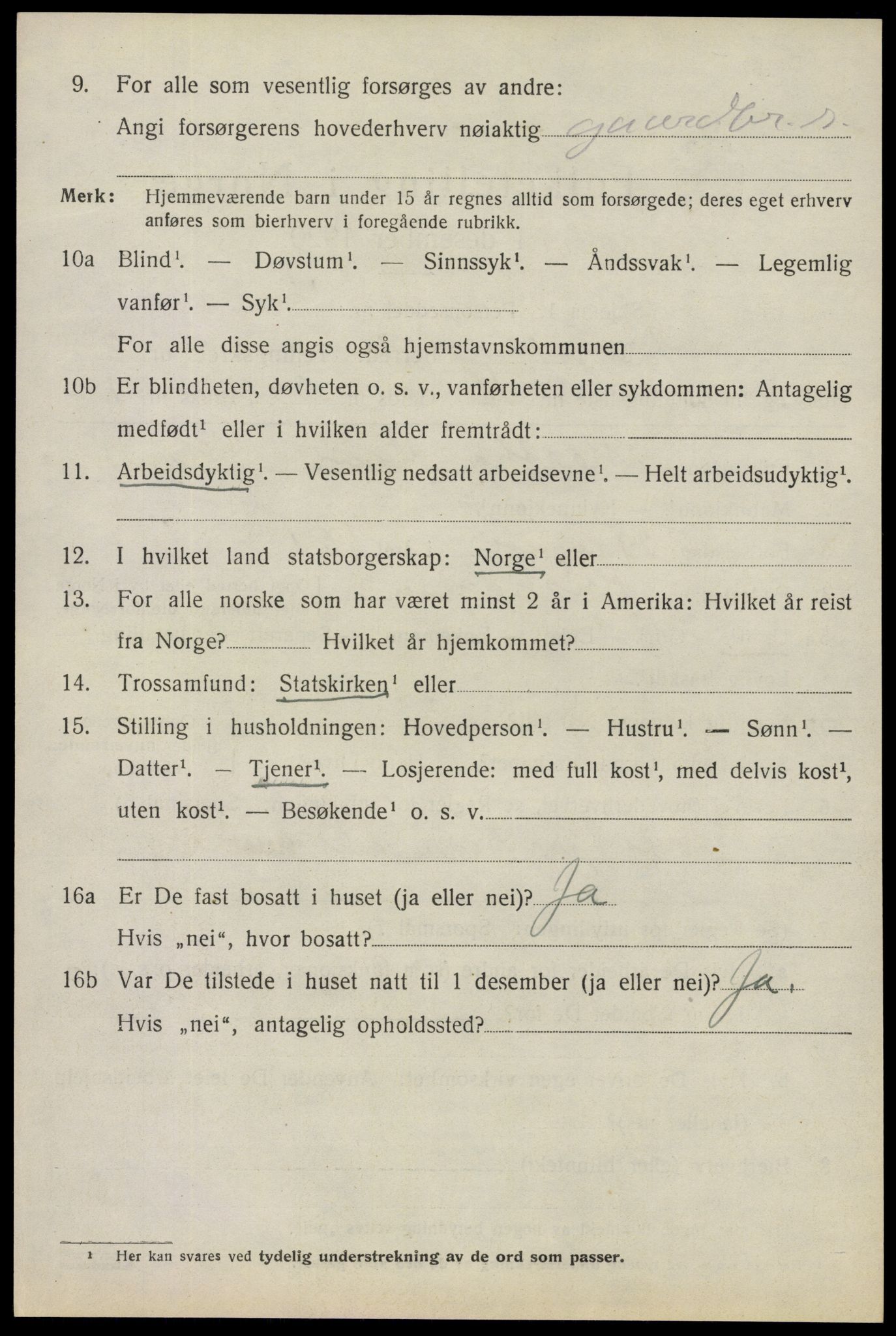 SAO, 1920 census for Trøgstad, 1920, p. 3545