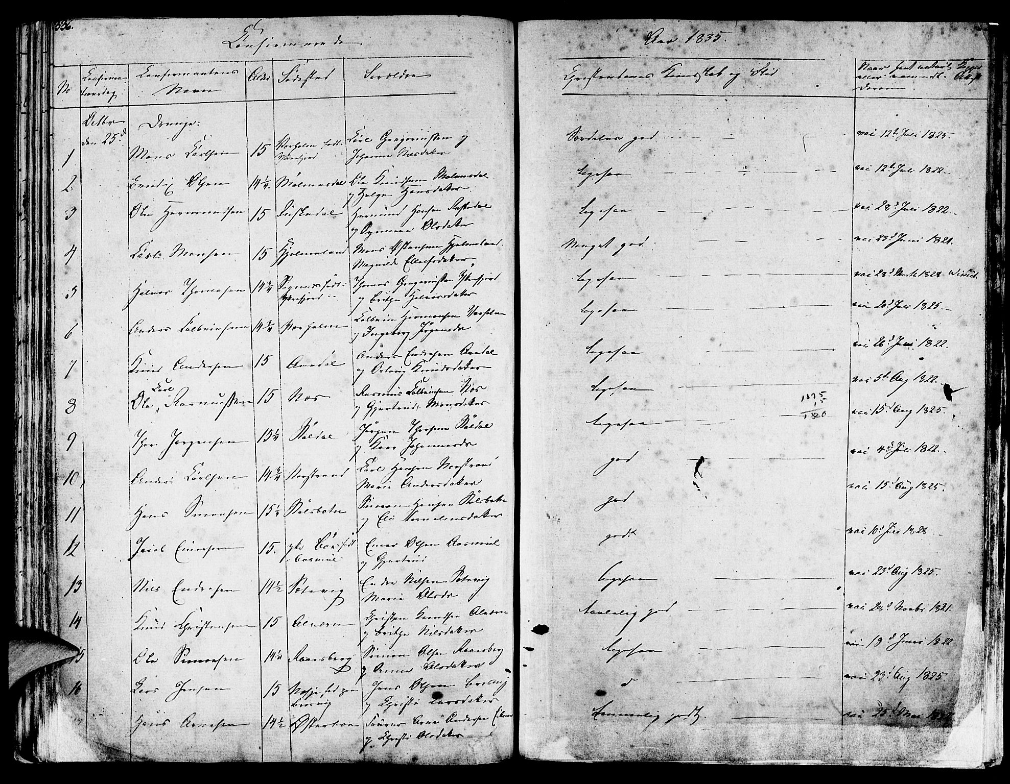 Lavik sokneprestembete, AV/SAB-A-80901: Parish register (official) no. A 2I, 1821-1842, p. 336