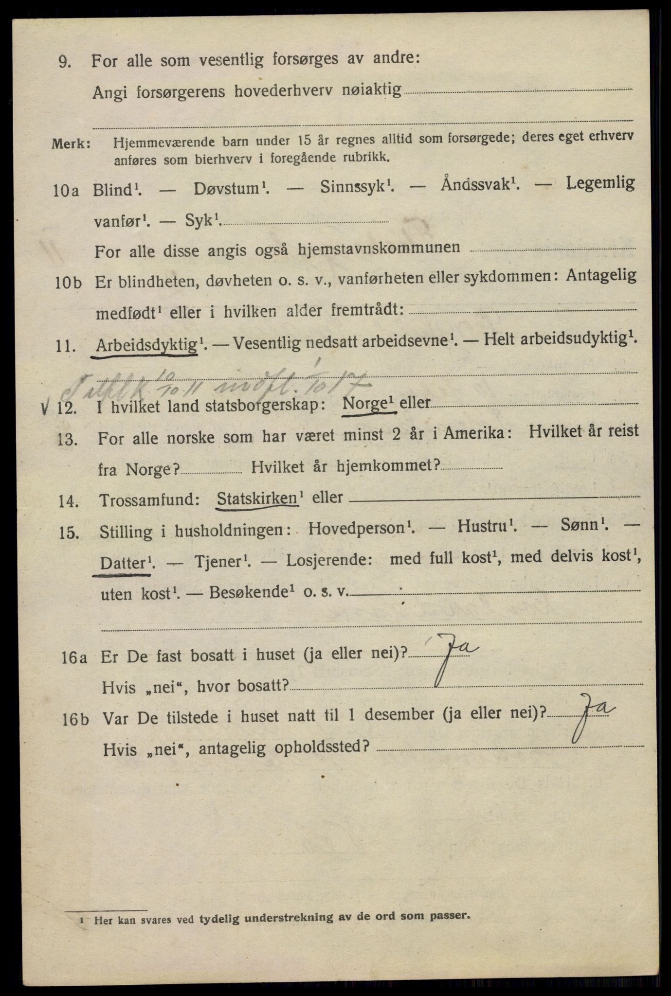SAO, 1920 census for Kristiania, 1920, p. 230040
