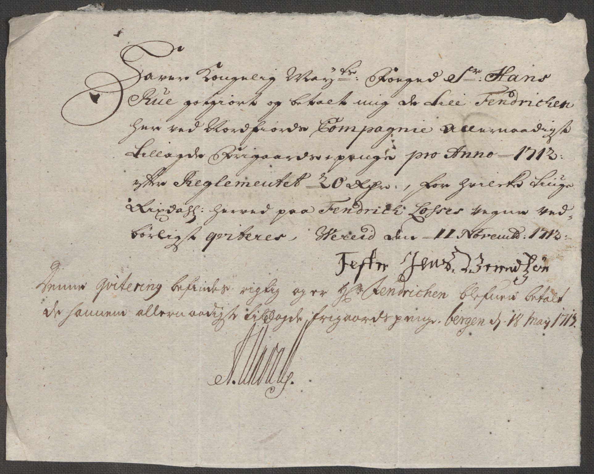 Rentekammeret inntil 1814, Reviderte regnskaper, Fogderegnskap, AV/RA-EA-4092/R53/L3435: Fogderegnskap Sunn- og Nordfjord, 1712, p. 264