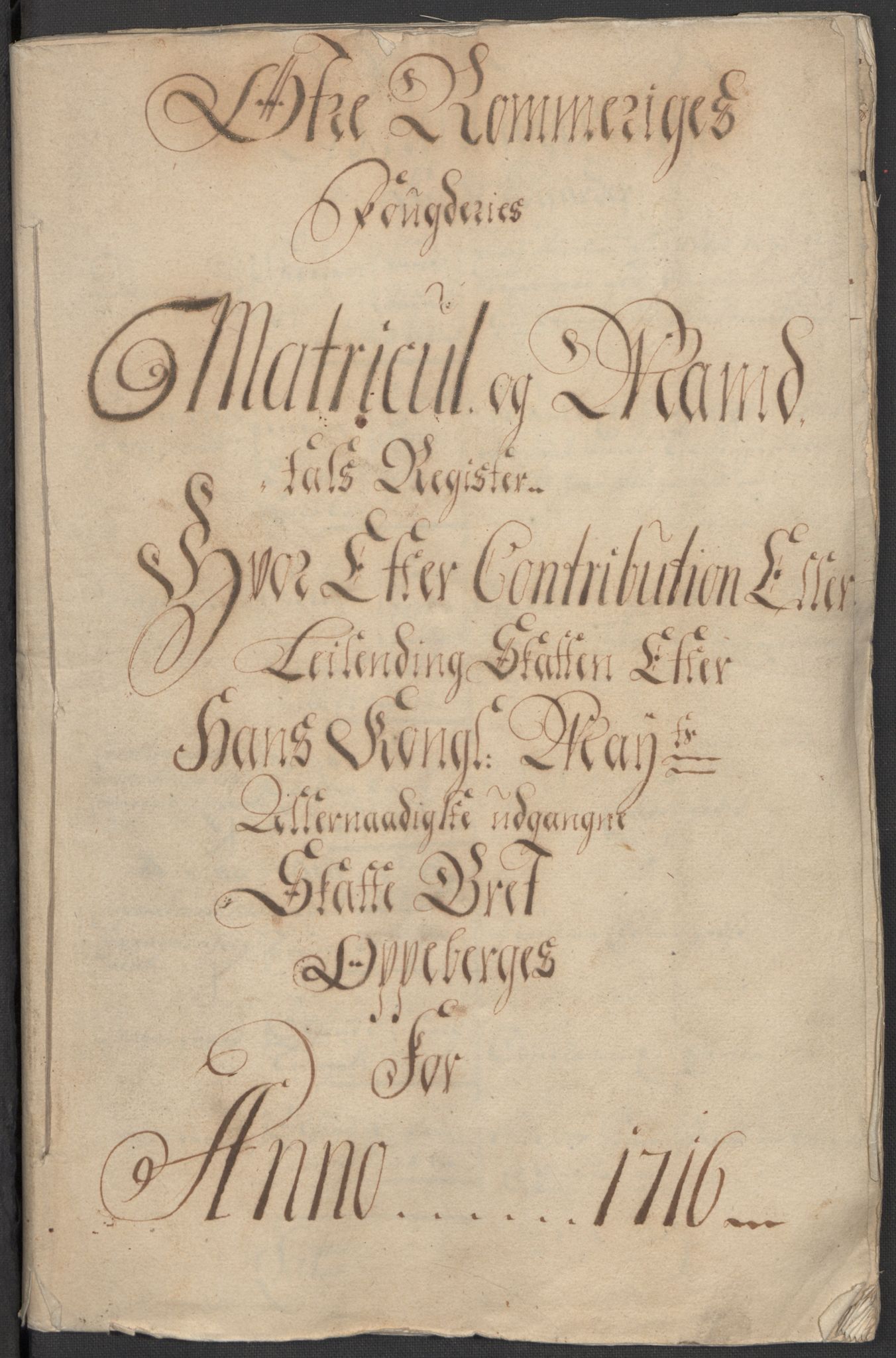 Rentekammeret inntil 1814, Reviderte regnskaper, Fogderegnskap, AV/RA-EA-4092/R12/L0725: Fogderegnskap Øvre Romerike, 1716, p. 22