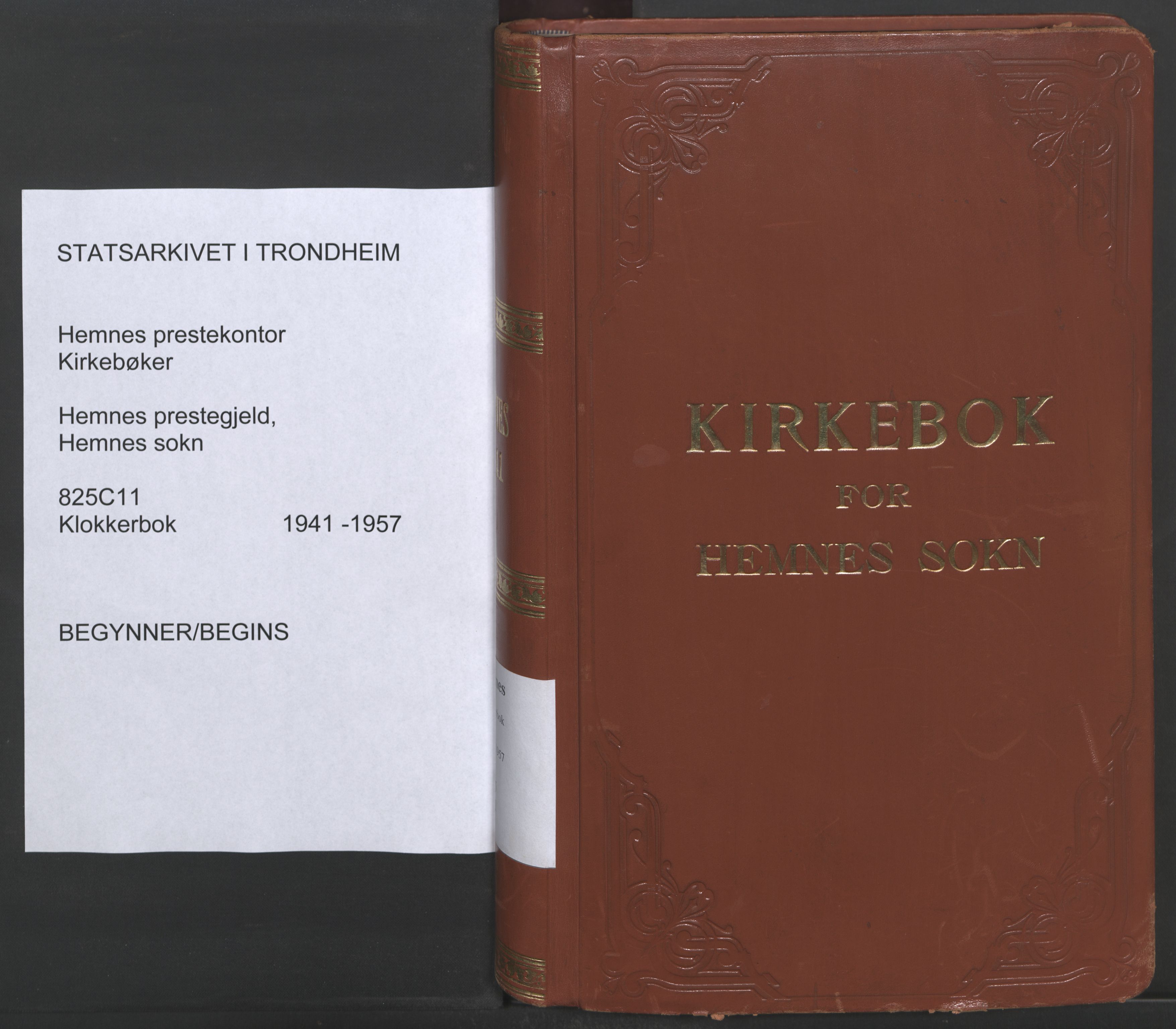 Ministerialprotokoller, klokkerbøker og fødselsregistre - Nordland, SAT/A-1459/825/L0374: Parish register (copy) no. 825C11, 1941-1957