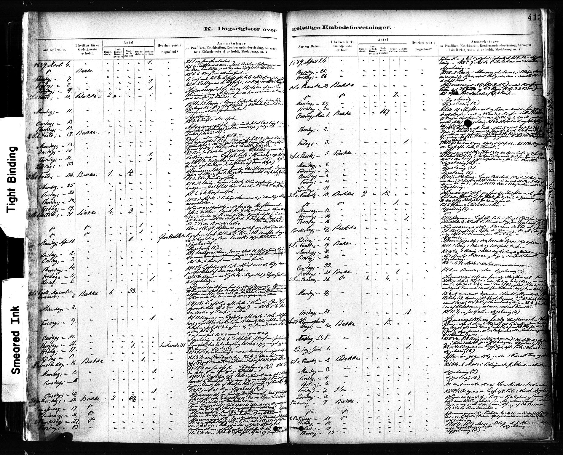 Ministerialprotokoller, klokkerbøker og fødselsregistre - Sør-Trøndelag, SAT/A-1456/604/L0189: Parish register (official) no. 604A10, 1878-1892, p. 413