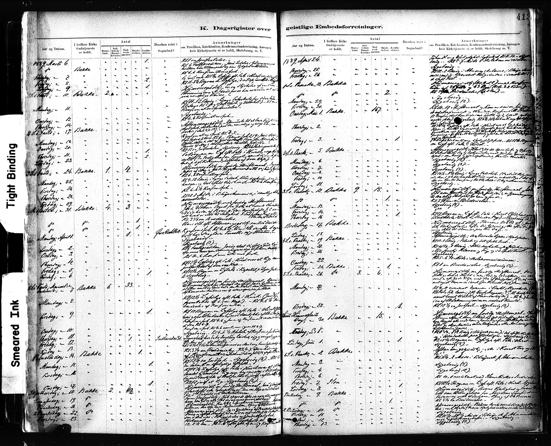 Ministerialprotokoller, klokkerbøker og fødselsregistre - Sør-Trøndelag, AV/SAT-A-1456/604/L0189: Parish register (official) no. 604A10, 1878-1892, p. 413