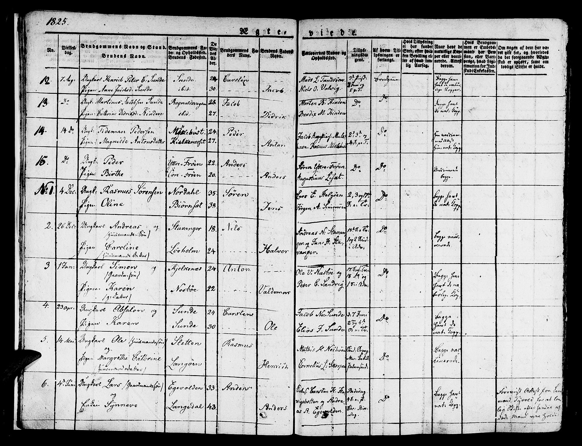 Kinn sokneprestembete, SAB/A-80801/H/Haa/Haaa/L0004/0002: Parish register (official) no. A 4II, 1822-1840, p. 13