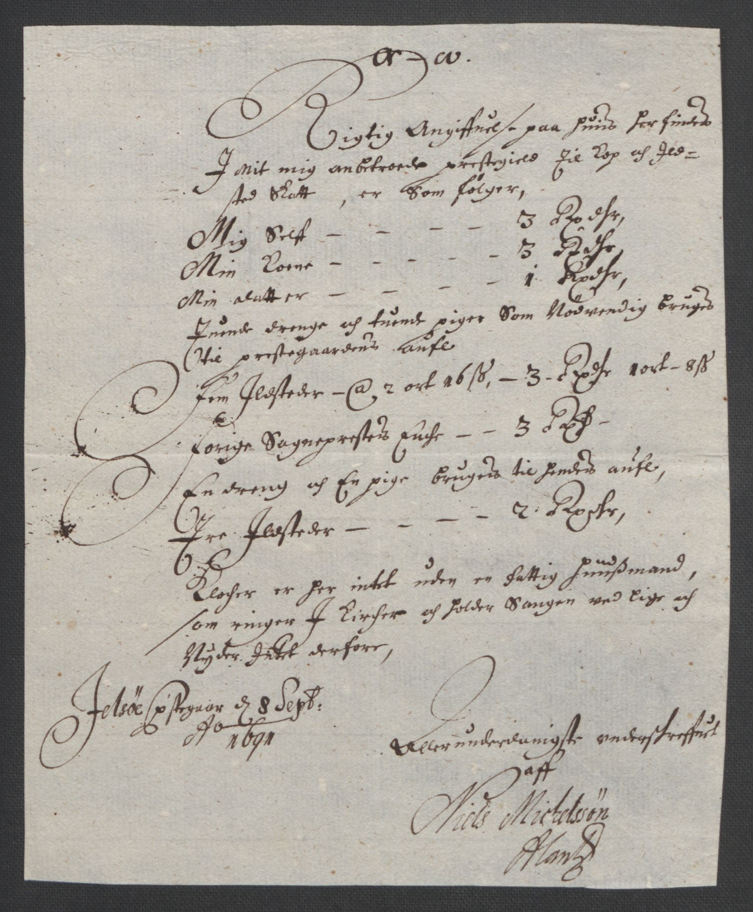 Rentekammeret inntil 1814, Reviderte regnskaper, Fogderegnskap, AV/RA-EA-4092/R47/L2856: Fogderegnskap Ryfylke, 1689-1693, p. 350