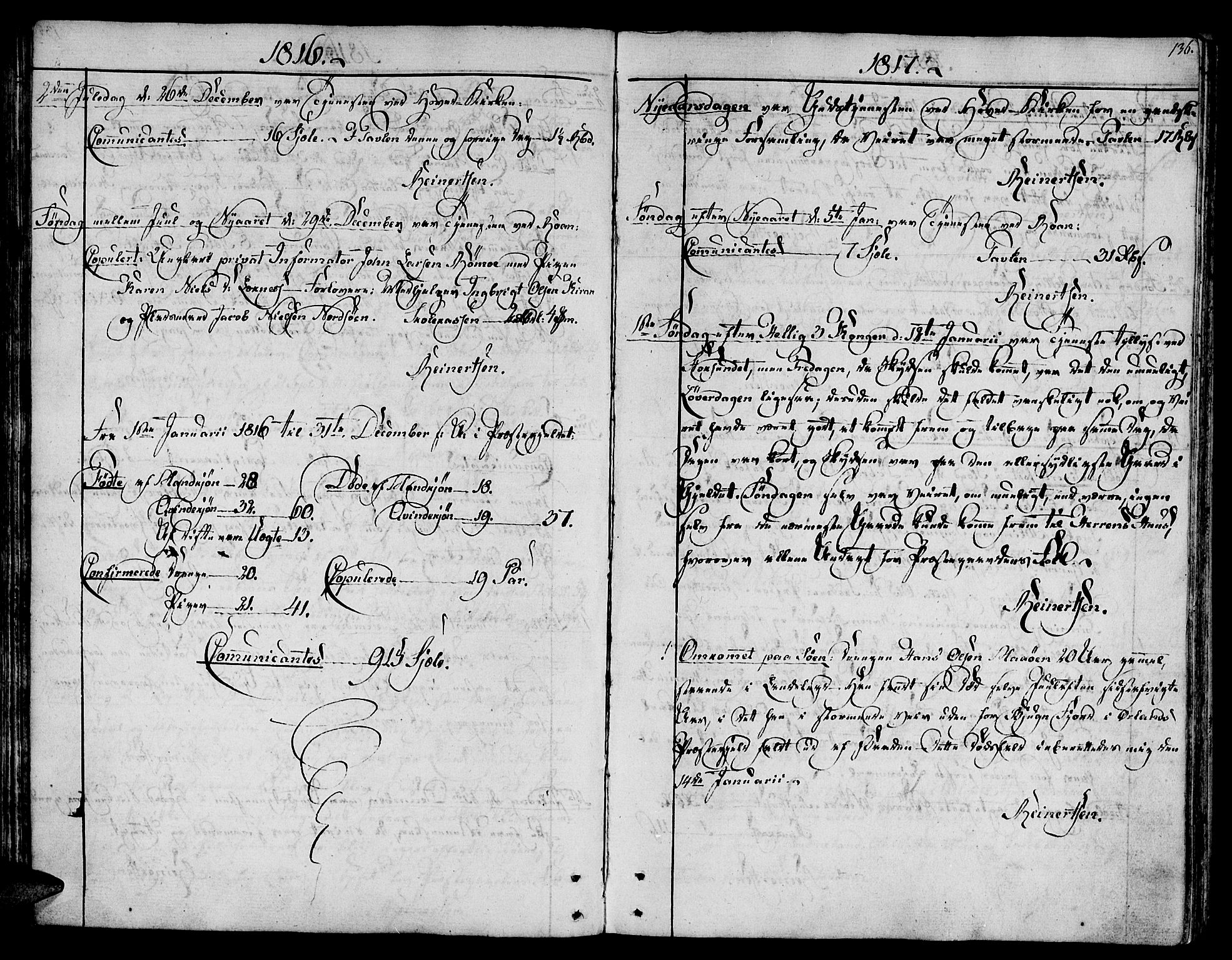 Ministerialprotokoller, klokkerbøker og fødselsregistre - Sør-Trøndelag, SAT/A-1456/657/L0701: Parish register (official) no. 657A02, 1802-1831, p. 136