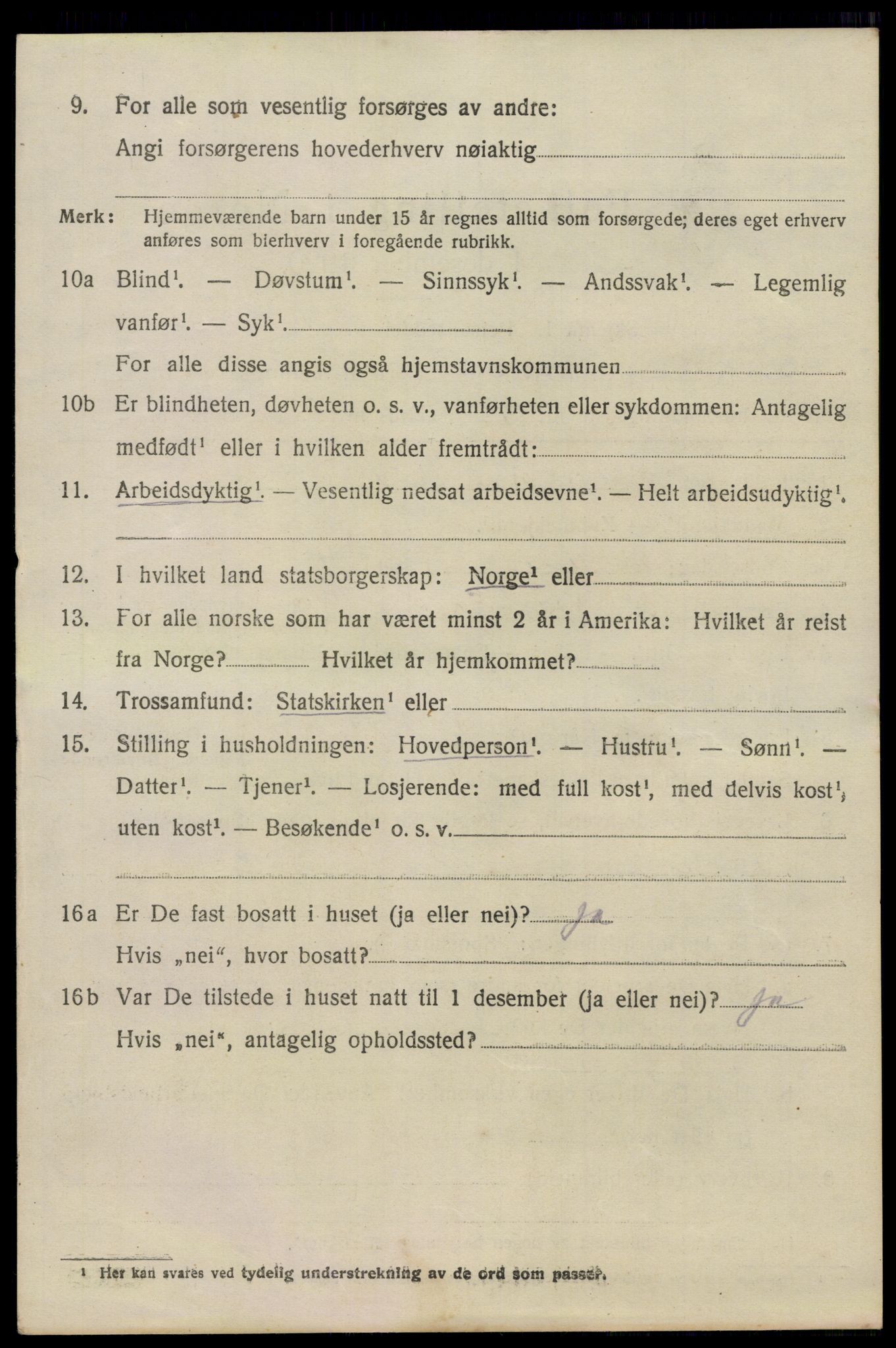 SAO, 1920 census for Bærum, 1920, p. 22997