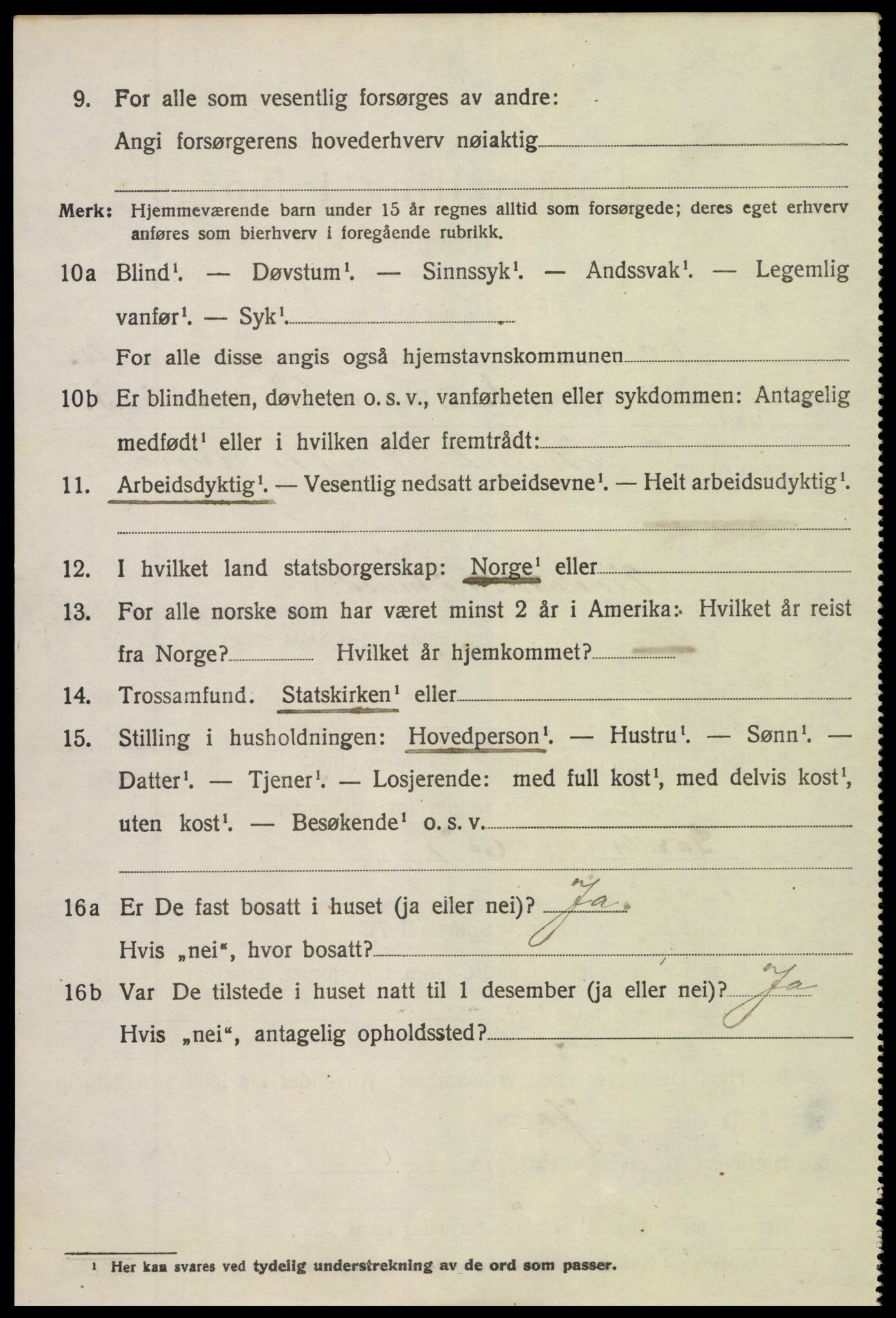 SAK, 1920 census for Holt, 1920, p. 7135