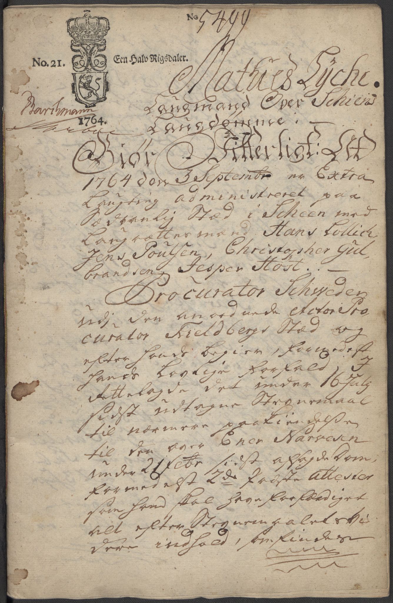 Riksarkivets diplomsamling, AV/RA-EA-5965/F15/L0018: Prestearkiv - Buskerud, 1764-1814, p. 82