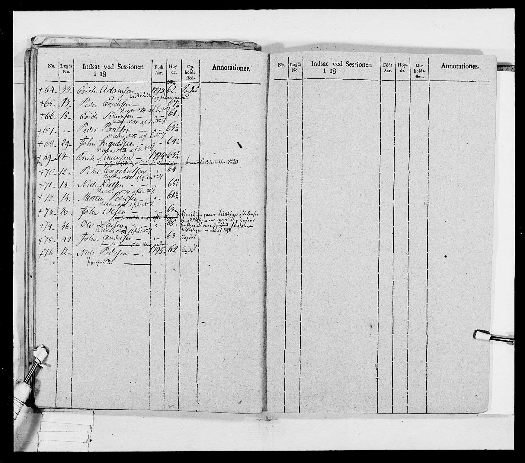 Generalitets- og kommissariatskollegiet, Det kongelige norske kommissariatskollegium, AV/RA-EA-5420/E/Eh/L0027: Skiløperkompaniene, 1812-1832, p. 486