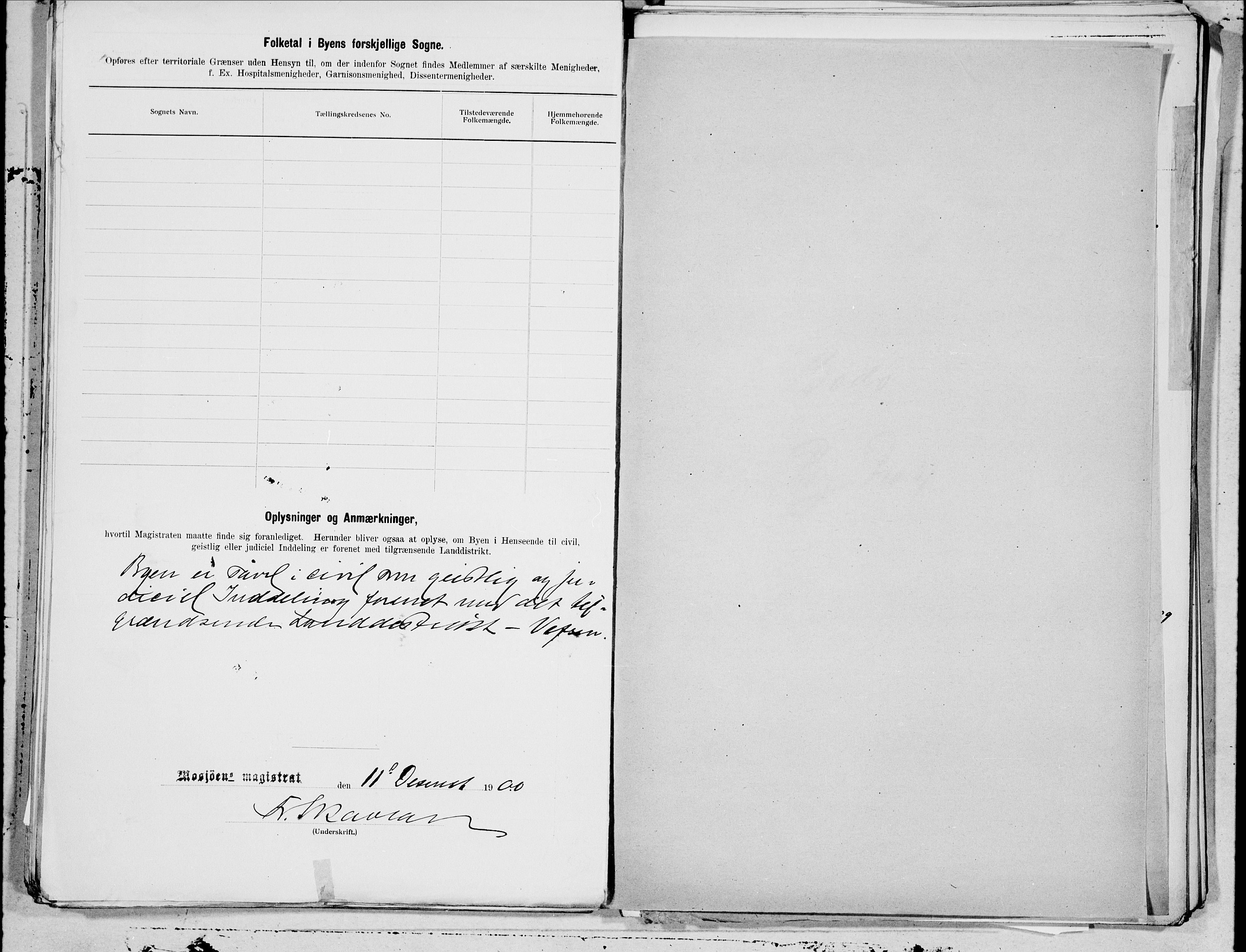 SAT, 1900 census for Mosjøen, 1900, p. 9