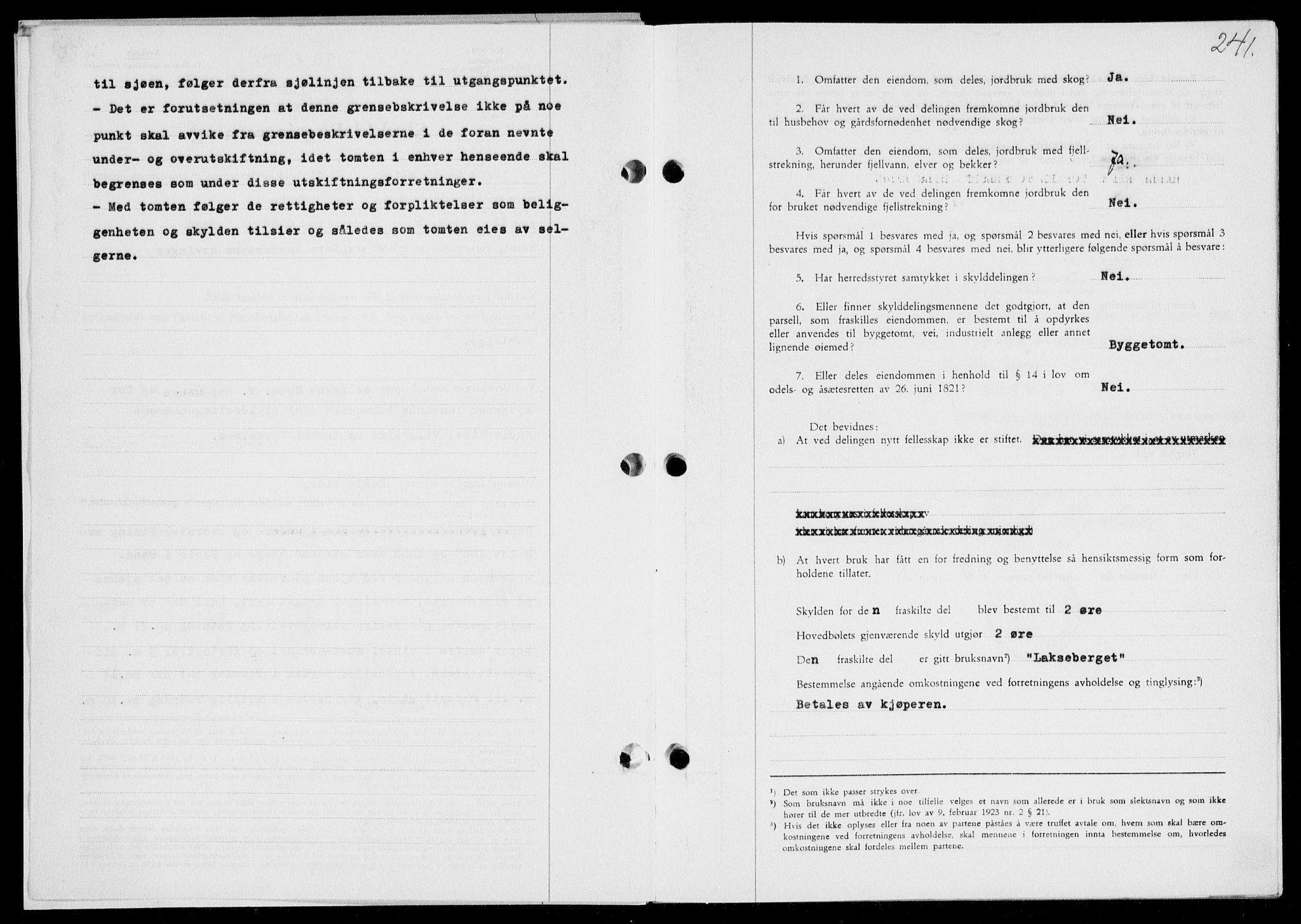 Ryfylke tingrett, SAST/A-100055/001/II/IIB/L0085: Mortgage book no. 64, 1941-1941, Diary no: : 756/1941