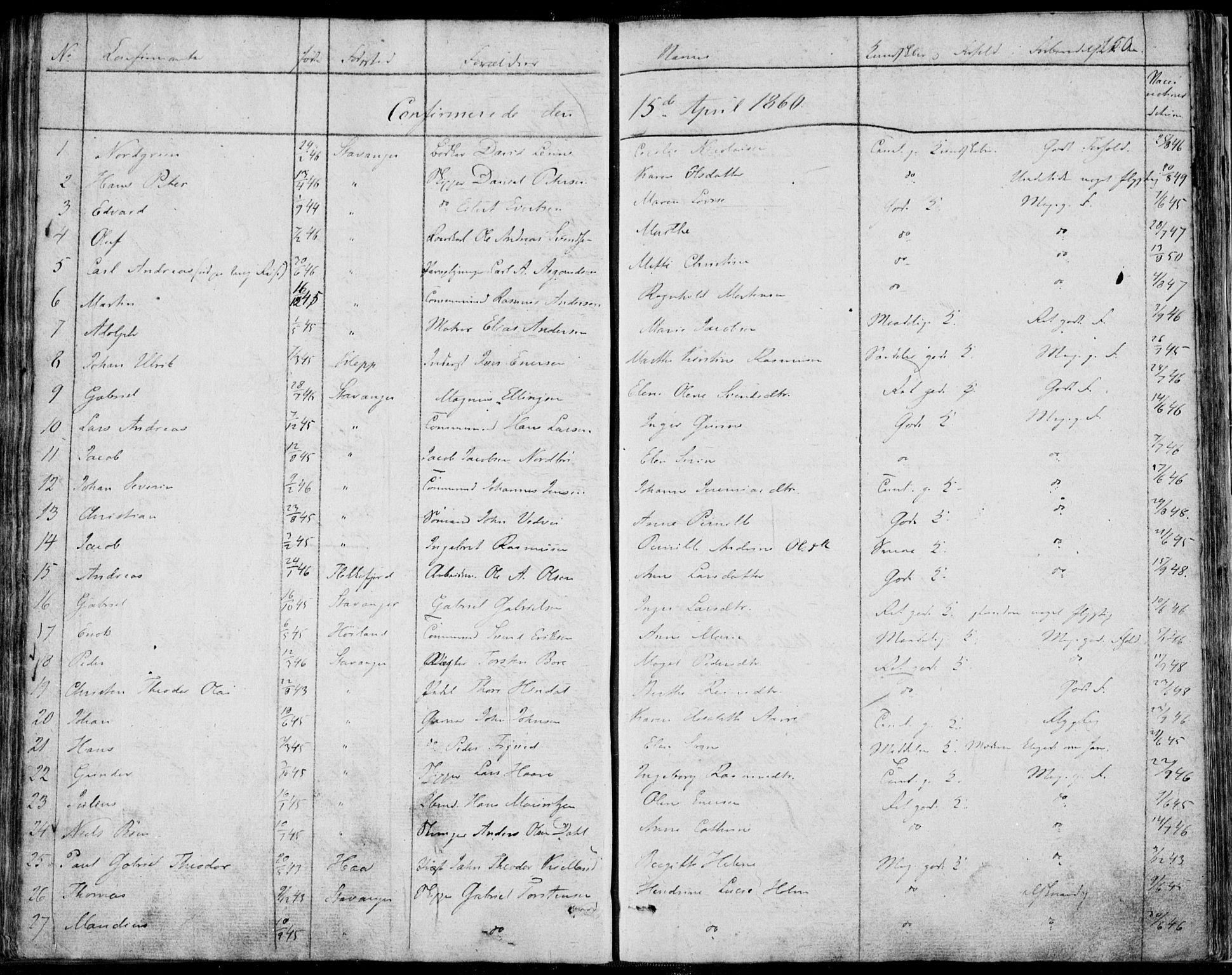 Domkirken sokneprestkontor, SAST/A-101812/001/30/30BA/L0013: Parish register (official) no. A 12, 1823-1861, p. 150
