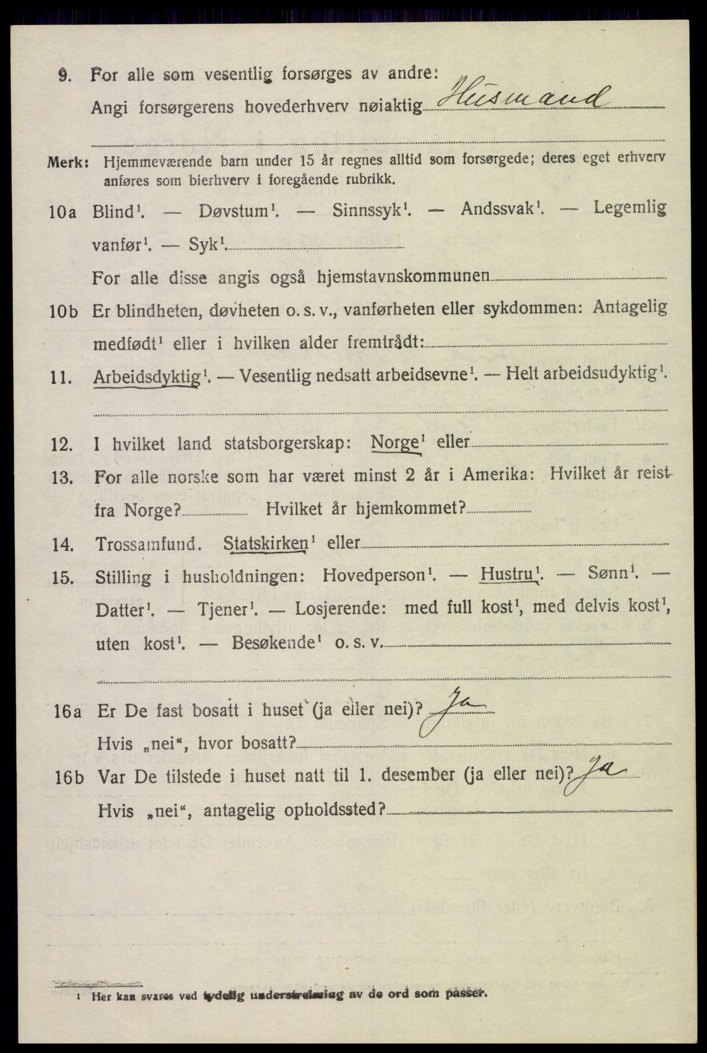 SAH, 1920 census for Fåberg, 1920, p. 13859