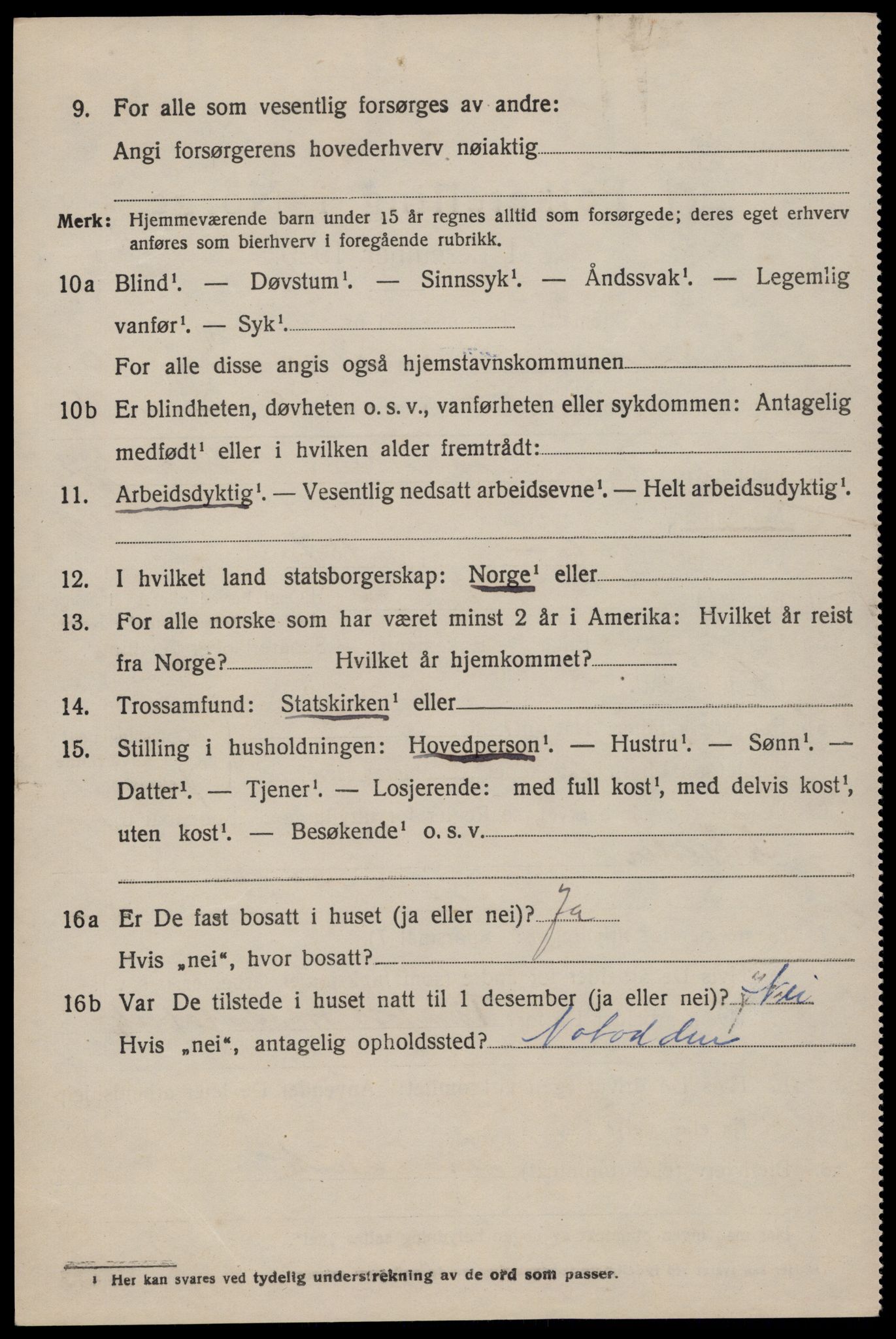 SAKO, 1920 census for Hjartdal, 1920, p. 4003