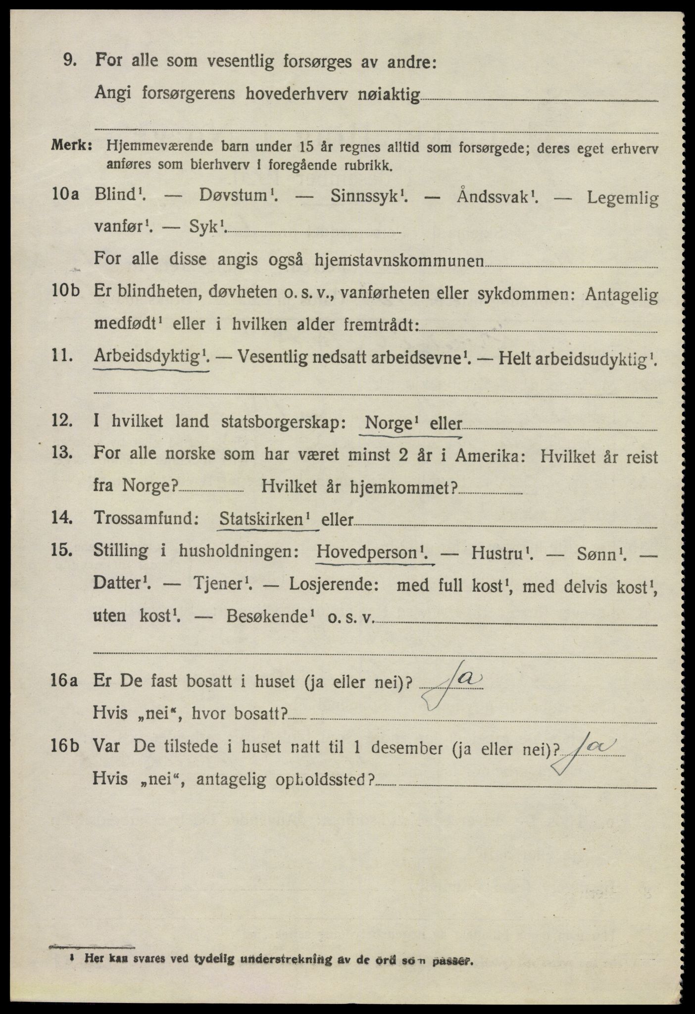 SAO, 1920 census for Høland, 1920, p. 3694