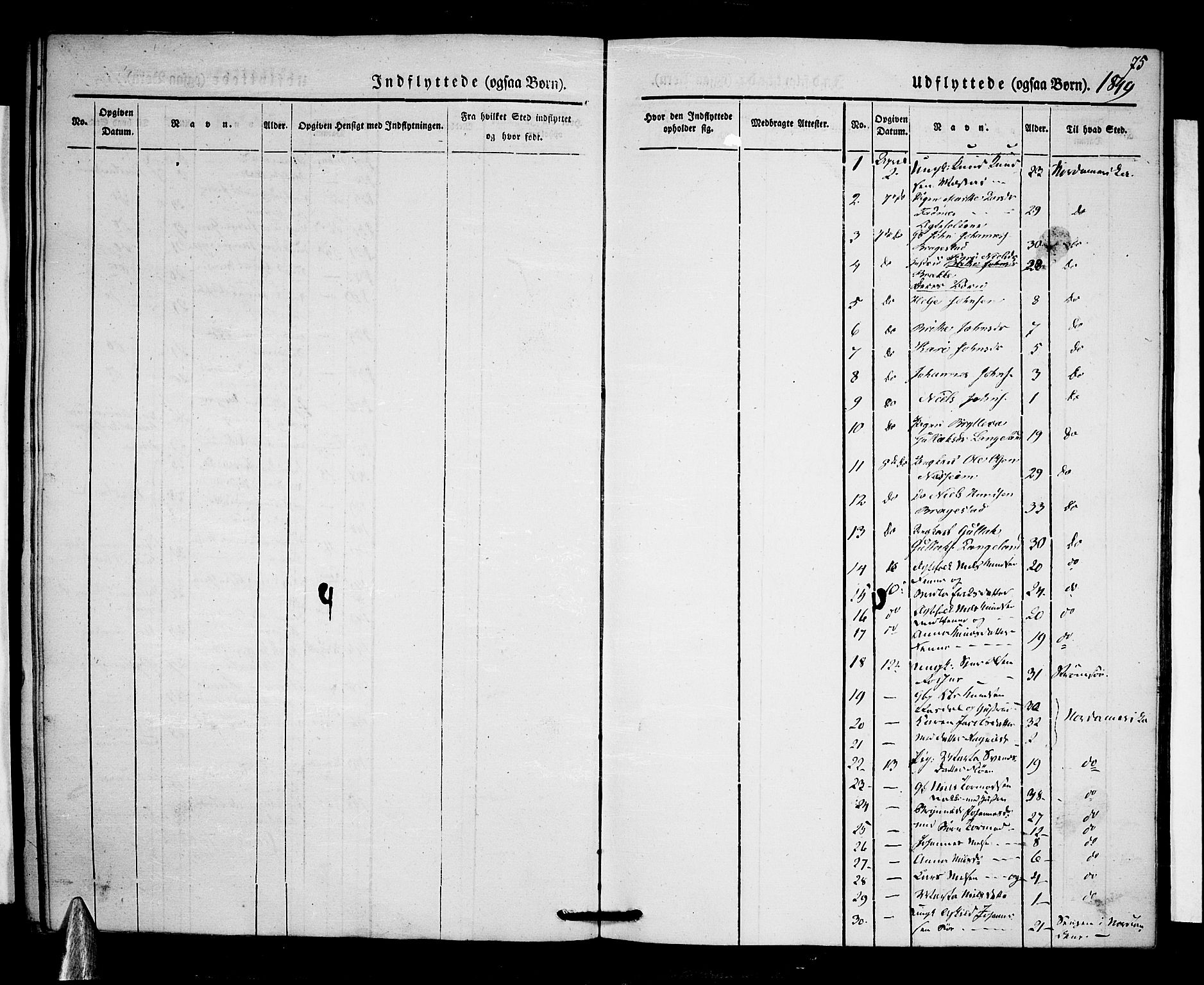 Voss sokneprestembete, AV/SAB-A-79001/H/Haa: Parish register (official) no. A 15, 1845-1855, p. 75