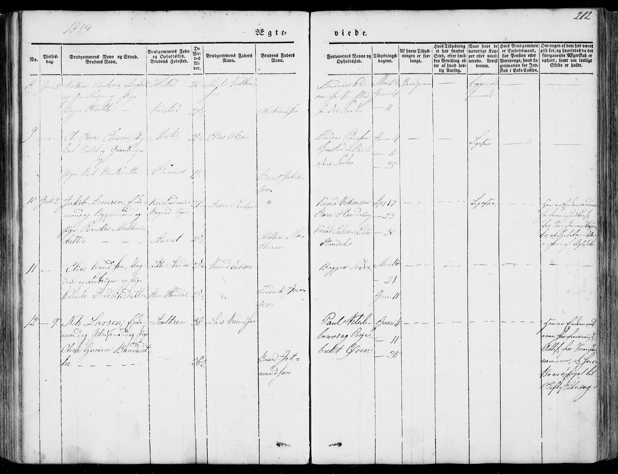 Ministerialprotokoller, klokkerbøker og fødselsregistre - Møre og Romsdal, SAT/A-1454/515/L0209: Parish register (official) no. 515A05, 1847-1868, p. 202