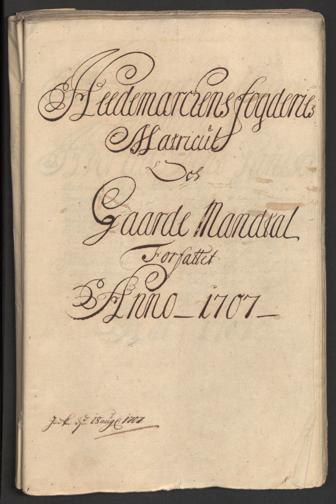 Rentekammeret inntil 1814, Reviderte regnskaper, Fogderegnskap, RA/EA-4092/R16/L1043: Fogderegnskap Hedmark, 1706-1707, p. 66