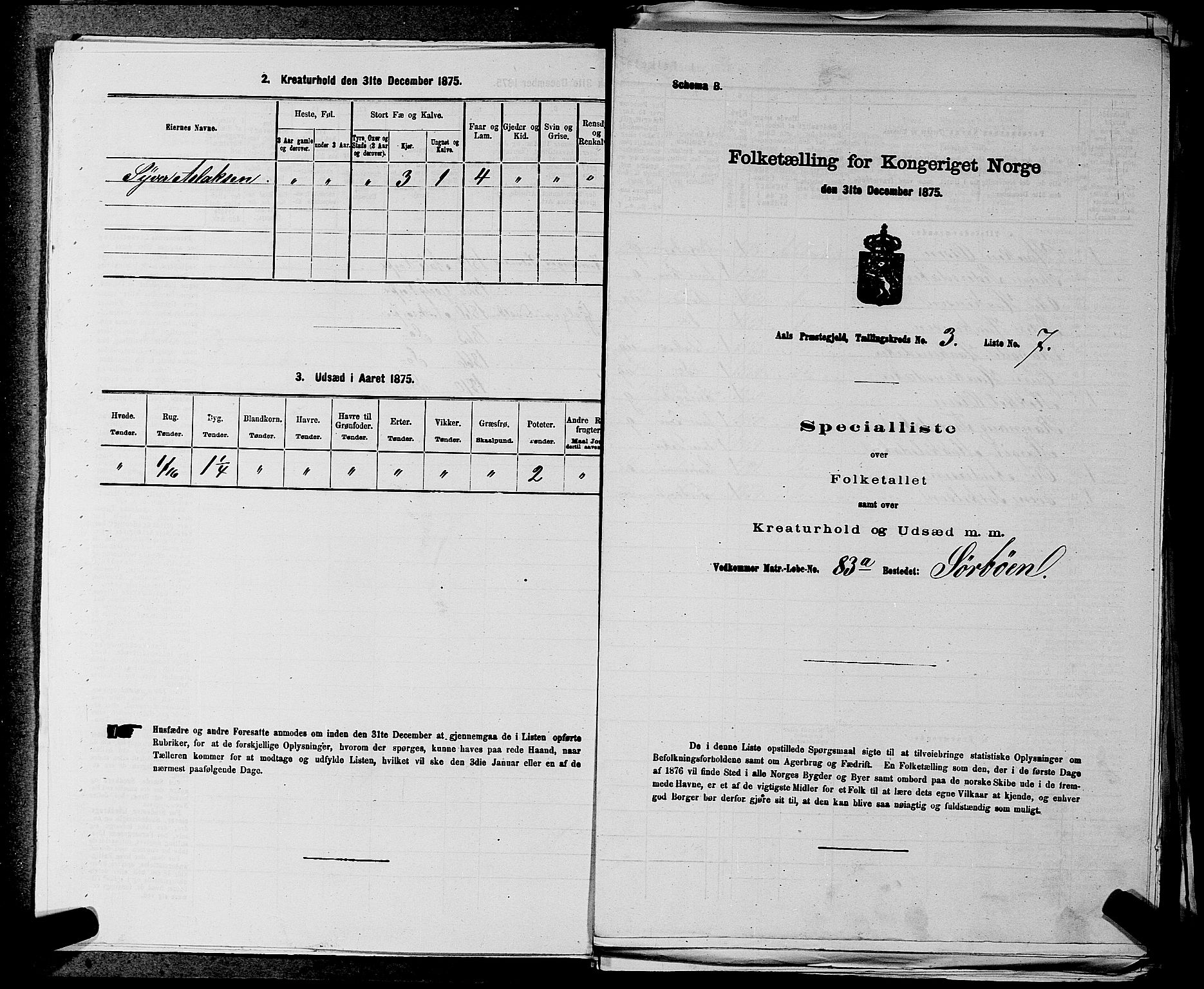 SAKO, 1875 census for 0619P Ål, 1875, p. 328