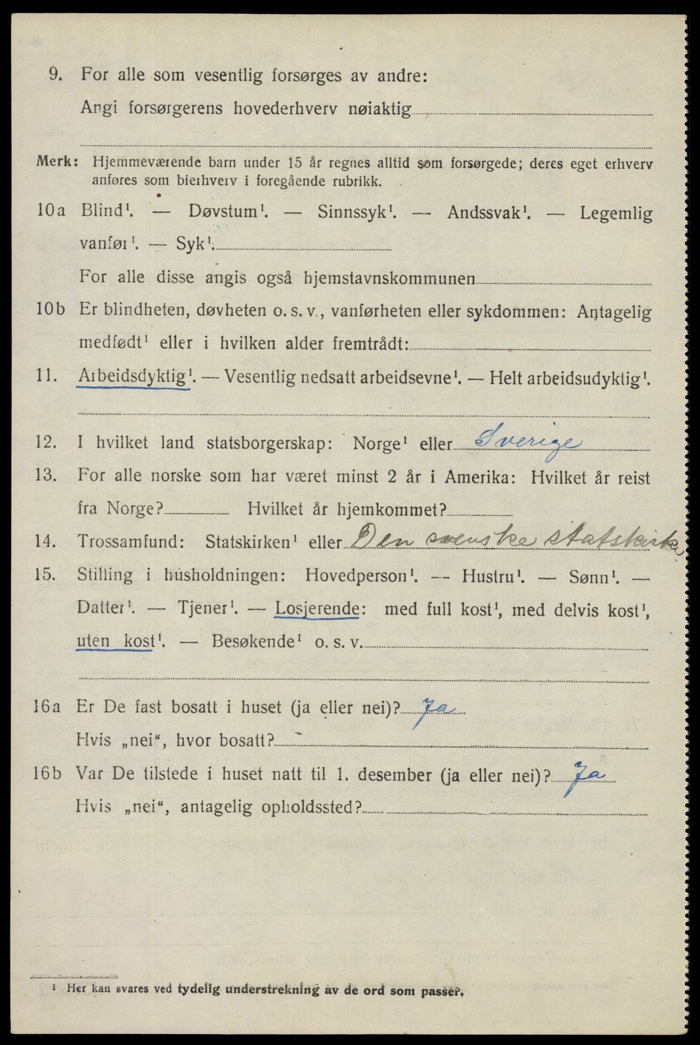 SAO, 1920 census for Spydeberg, 1920, p. 6930