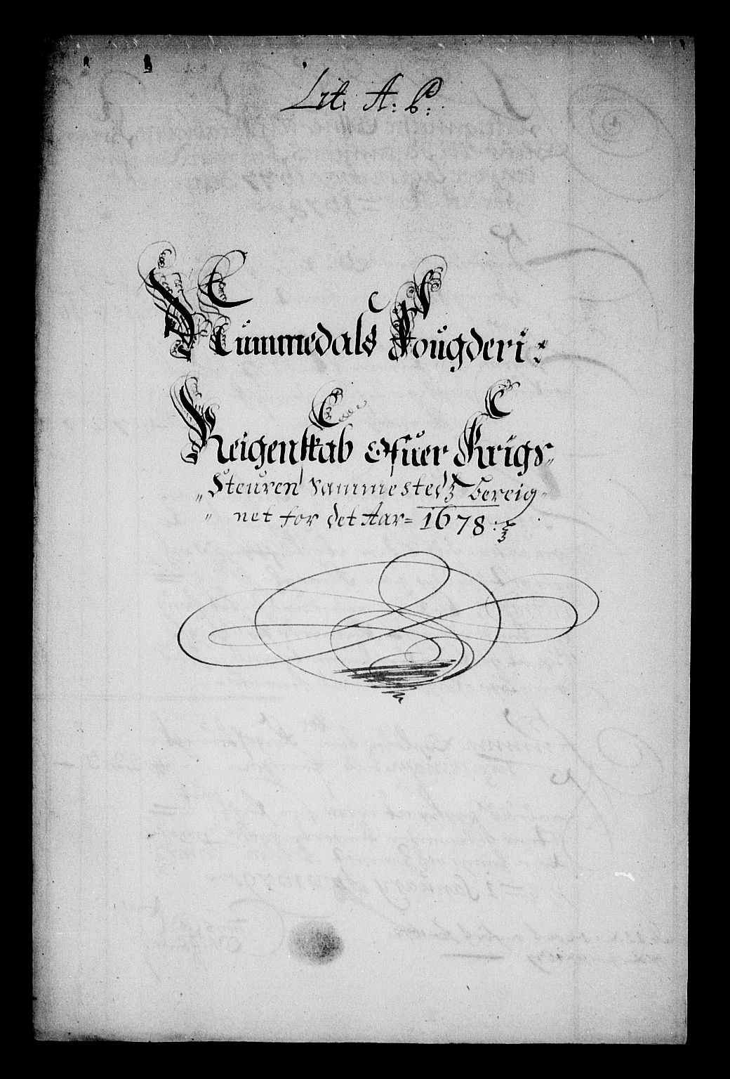Rentekammeret inntil 1814, Reviderte regnskaper, Stiftamtstueregnskaper, Trondheim stiftamt og Nordland amt, AV/RA-EA-6044/R/Re/L0052: Trondheim stiftamt og Nordland amt, 1678
