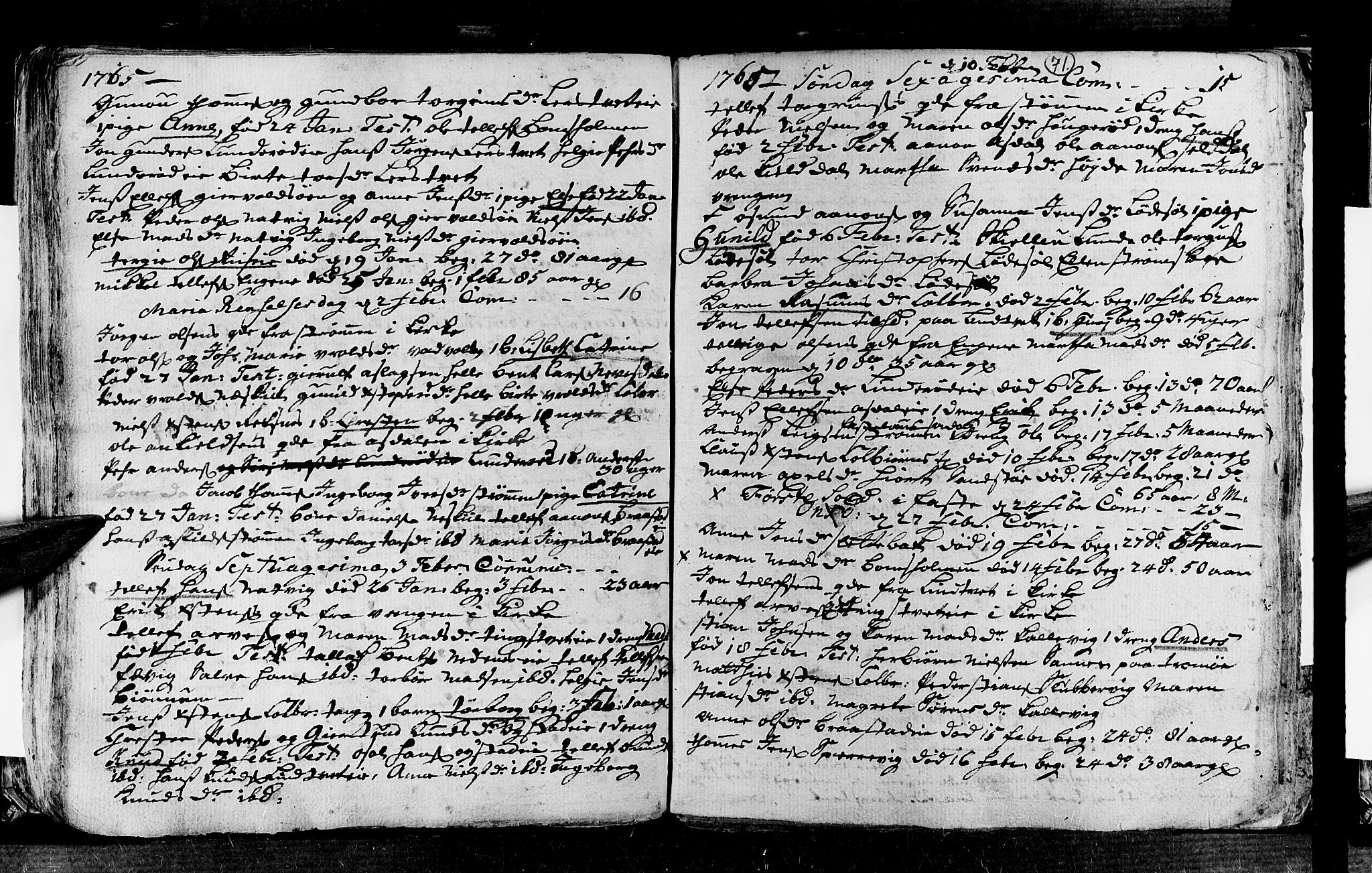 Øyestad sokneprestkontor, AV/SAK-1111-0049/F/Fa/L0006: Parish register (official) no. A 6, 1758-1776, p. 71