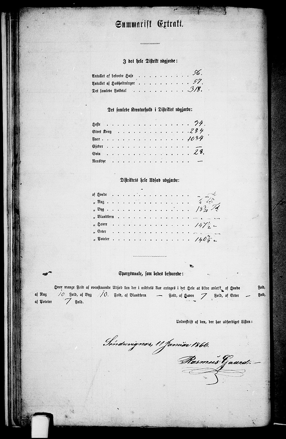 RA, 1865 census for Finnøy, 1865, p. 23