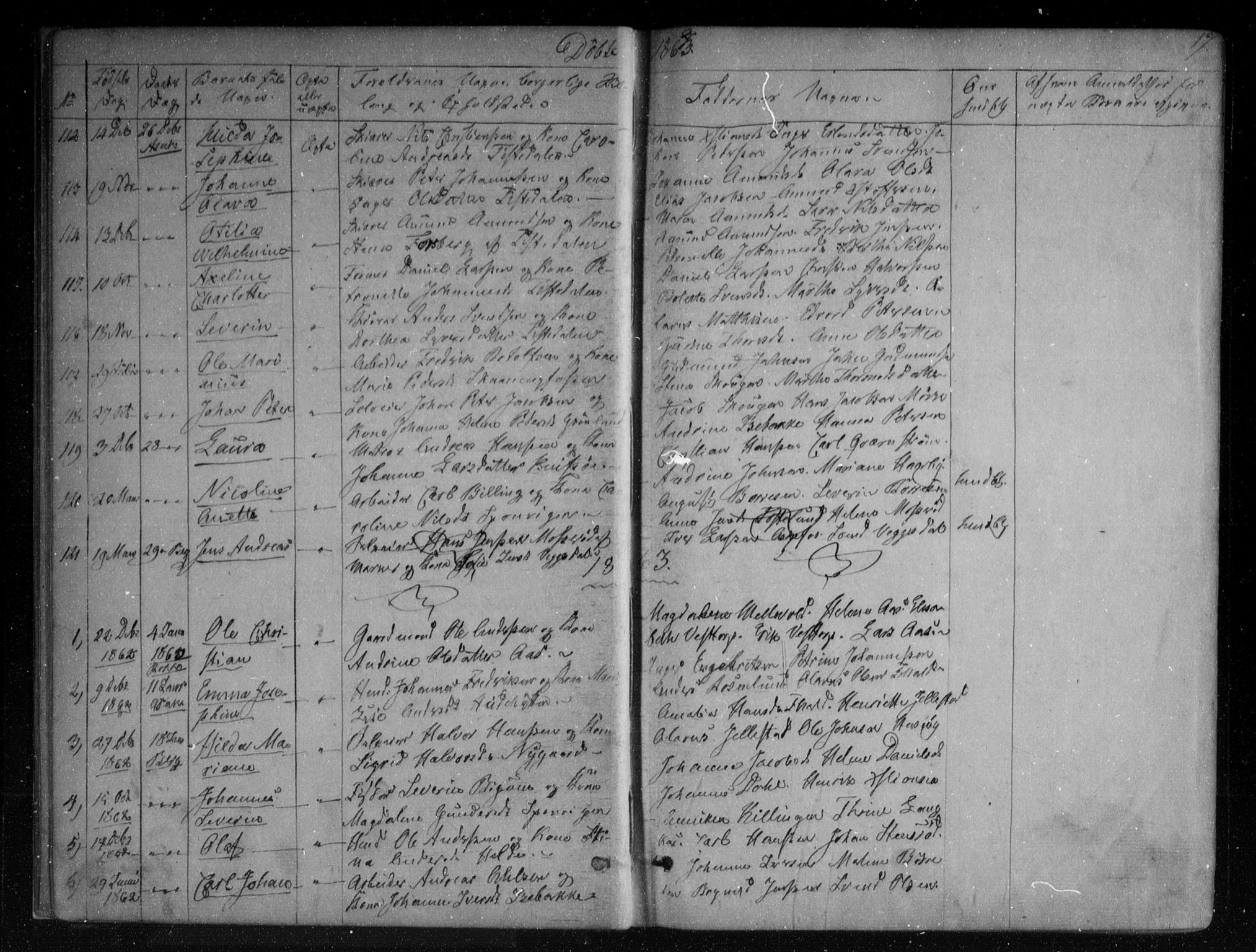 Berg prestekontor Kirkebøker, AV/SAO-A-10902/F/Fa/L0005: Parish register (official) no. I 5, 1861-1877, p. 17