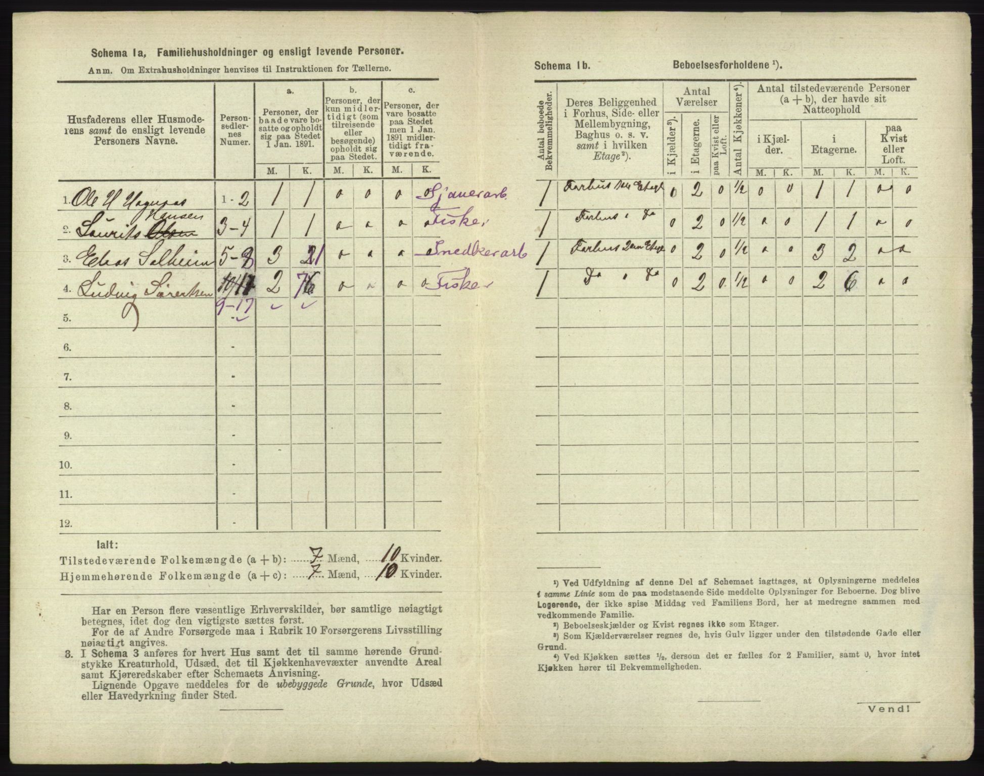 RA, 1891 census for 1804 Bodø, 1891, p. 30