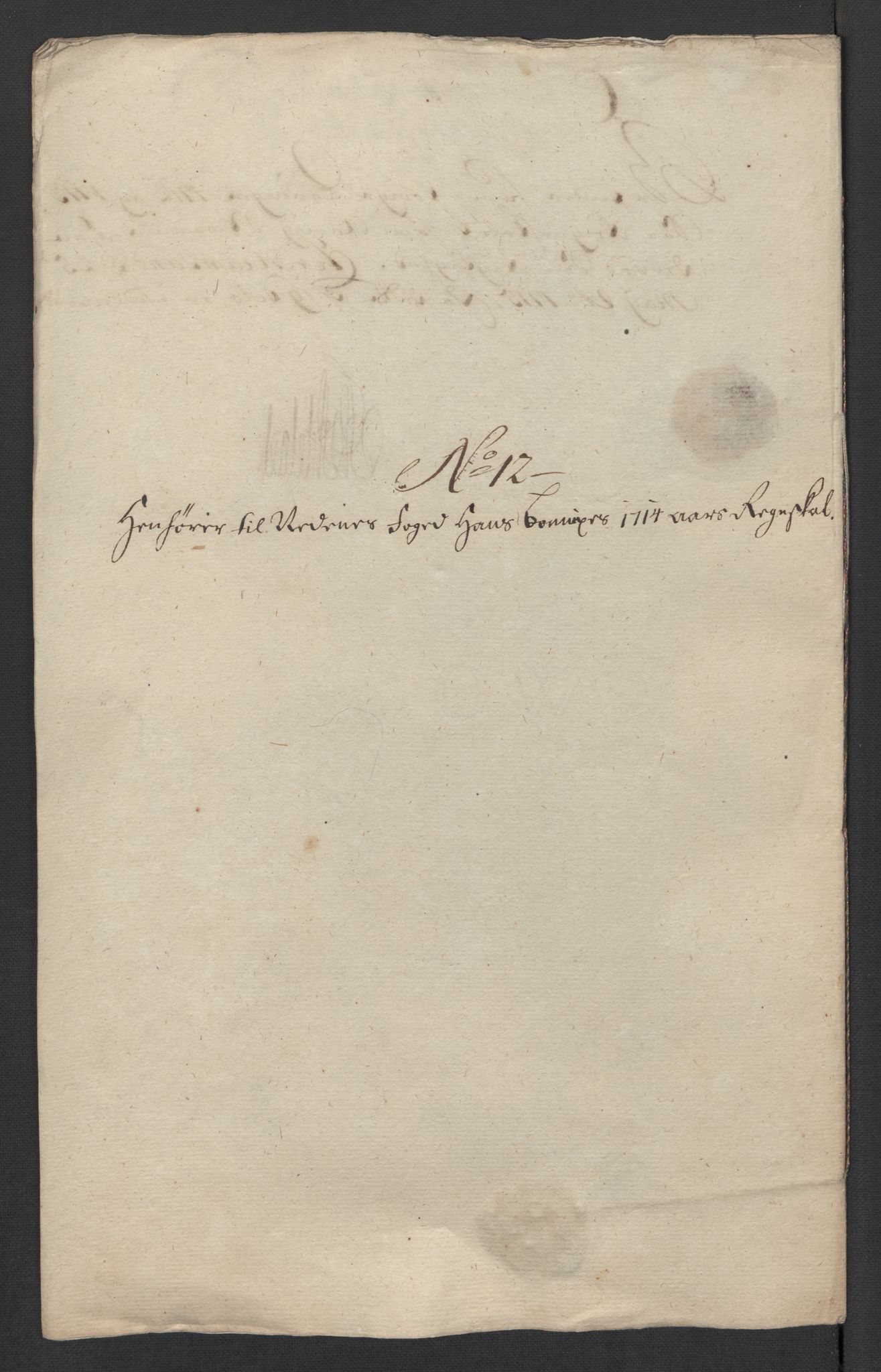 Rentekammeret inntil 1814, Reviderte regnskaper, Fogderegnskap, AV/RA-EA-4092/R39/L2321: Fogderegnskap Nedenes, 1713-1714, p. 267