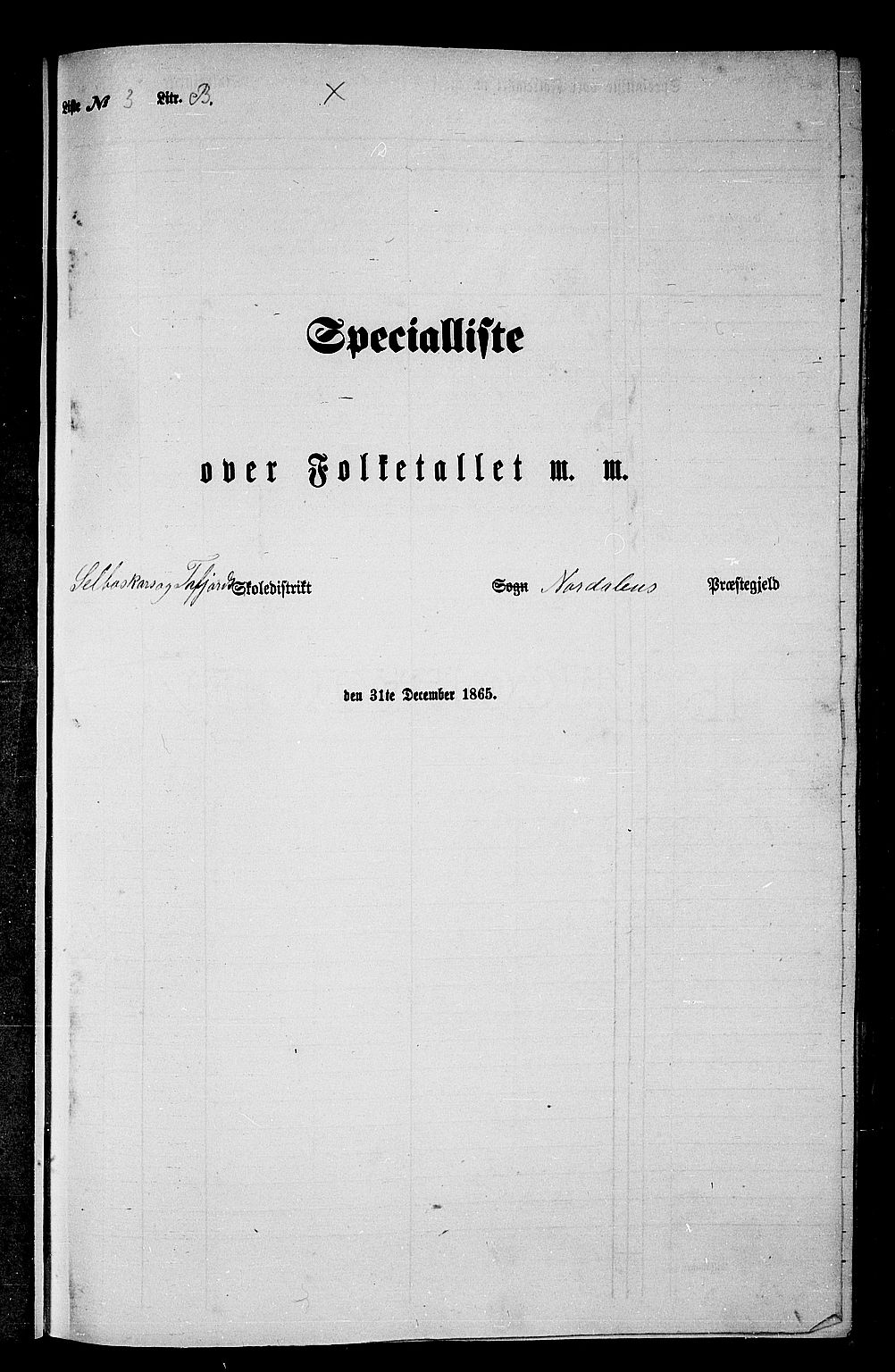 RA, 1865 census for Norddal, 1865, p. 59