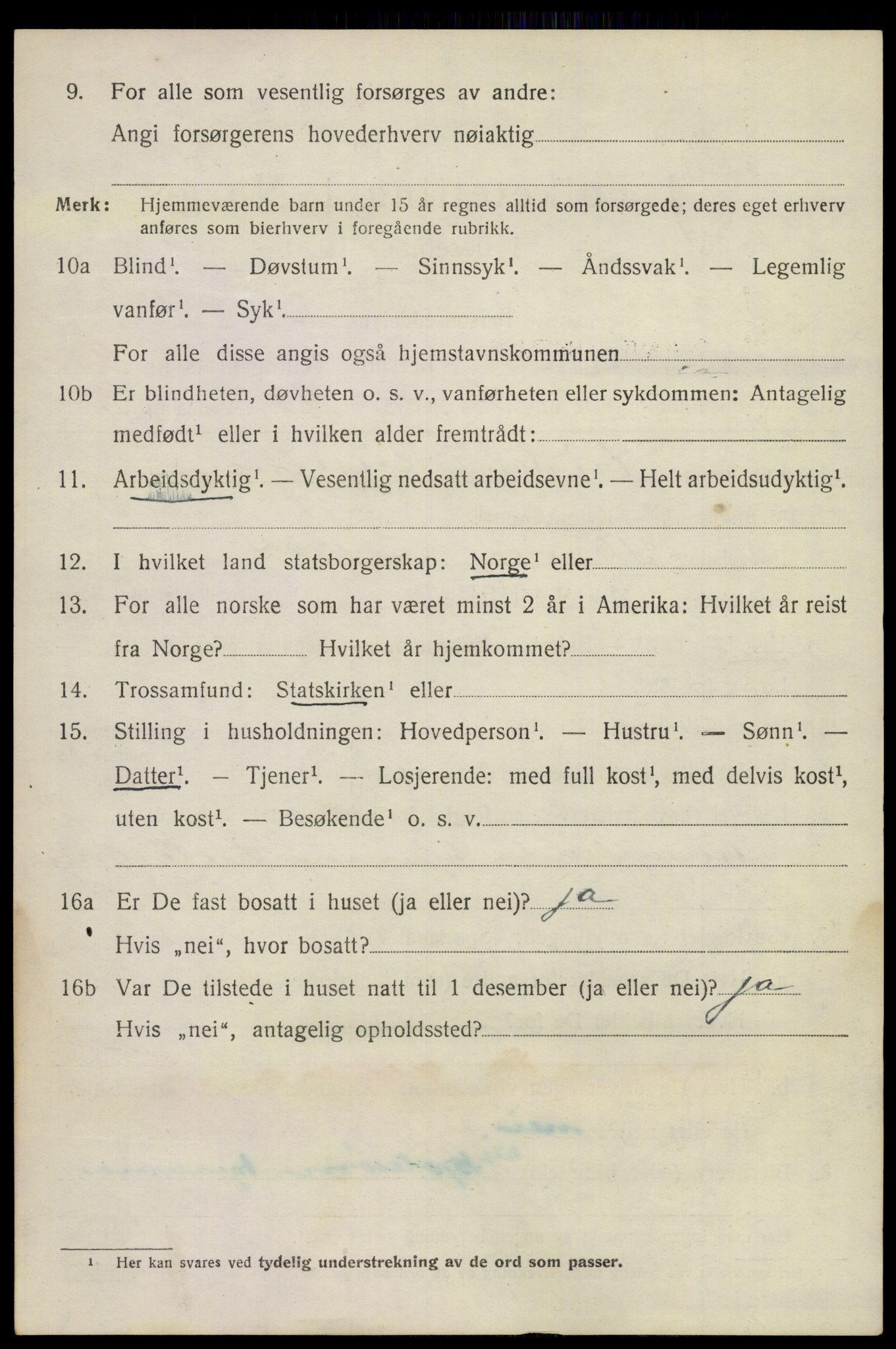 SAKO, 1920 census for Sandeherred, 1920, p. 14297