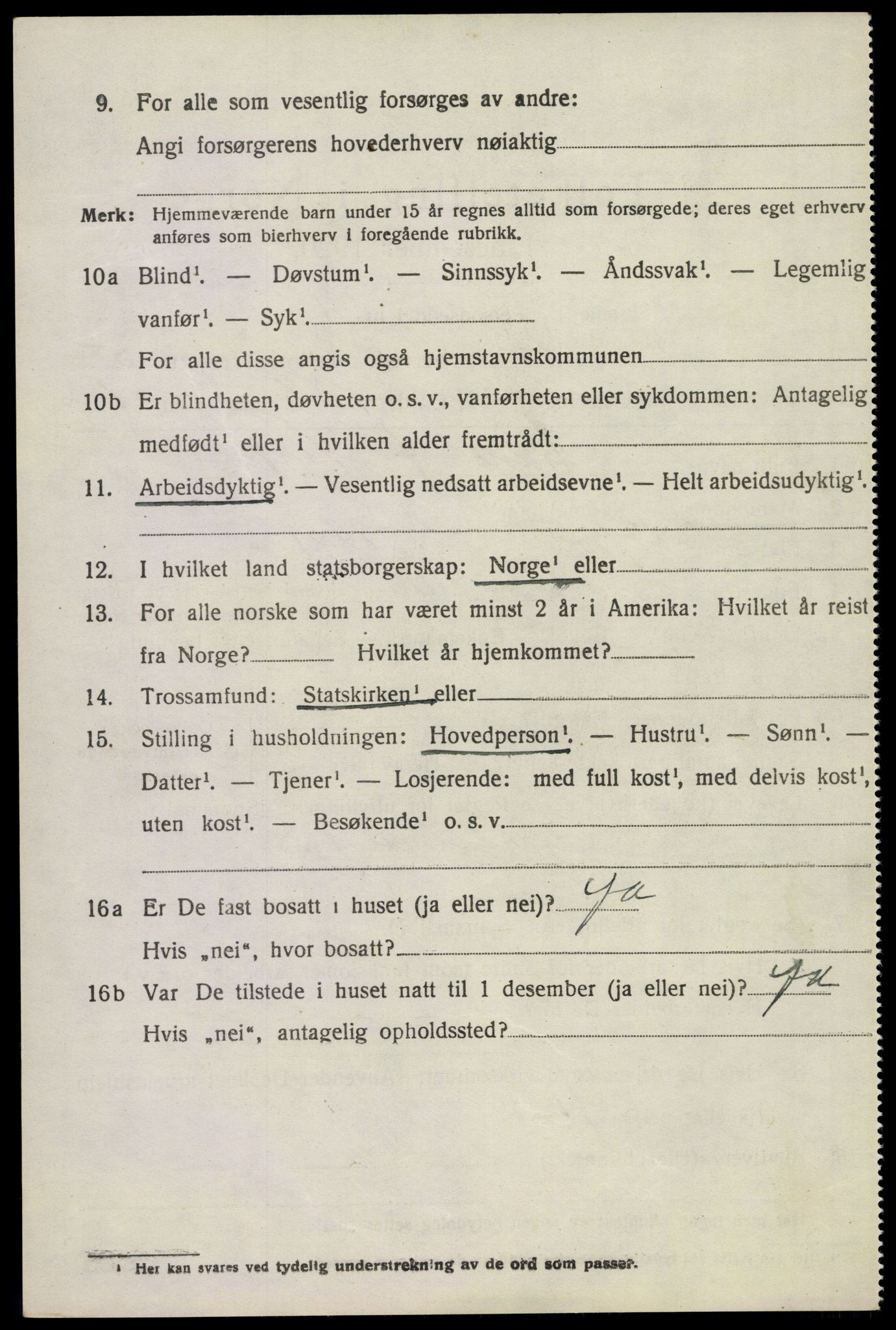 SAKO, 1920 census for Bø (Telemark), 1920, p. 4199