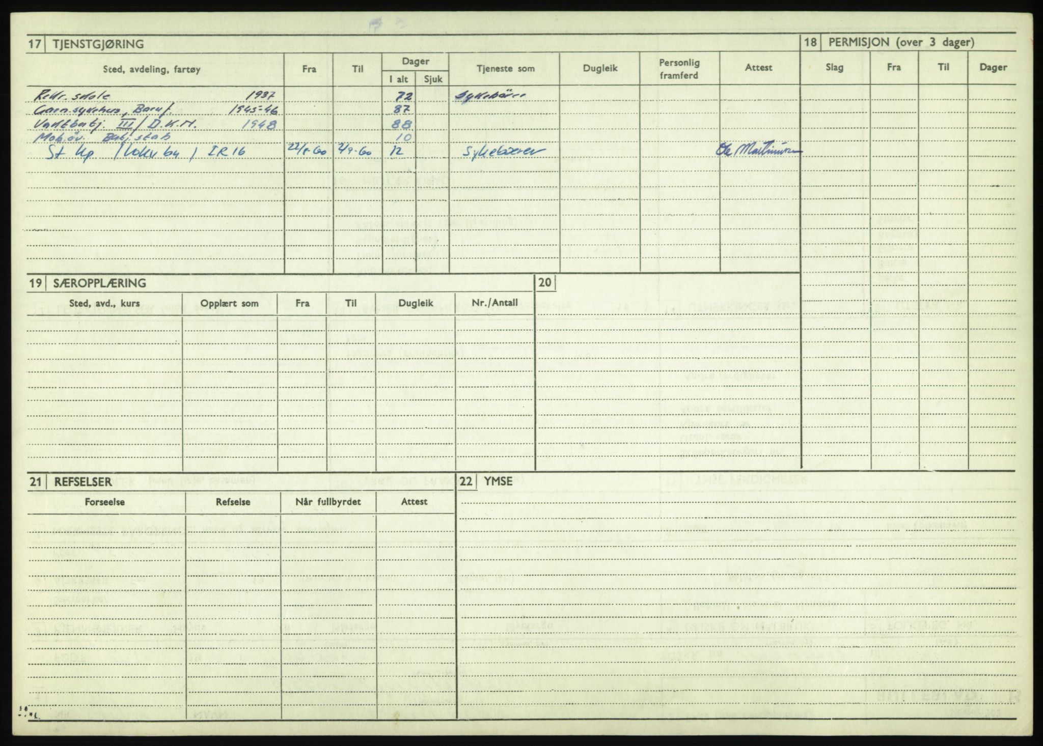 Forsvaret, Troms infanteriregiment nr. 16, AV/RA-RAFA-3146/P/Pa/L0021: Rulleblad for regimentets menige mannskaper, årsklasse 1937, 1937, p. 692