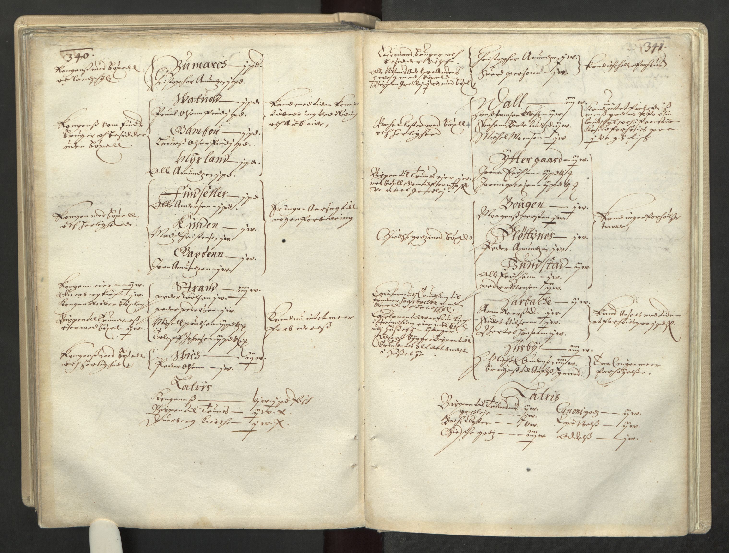 Rentekammeret inntil 1814, Realistisk ordnet avdeling, AV/RA-EA-4070/L/L0030/0001: Nordland lagdømme: / Alminnelig jordebok for Helgeland, Salten, Lofoten, Vesterålen, Andenes og Senja., 1661, p. 340-341