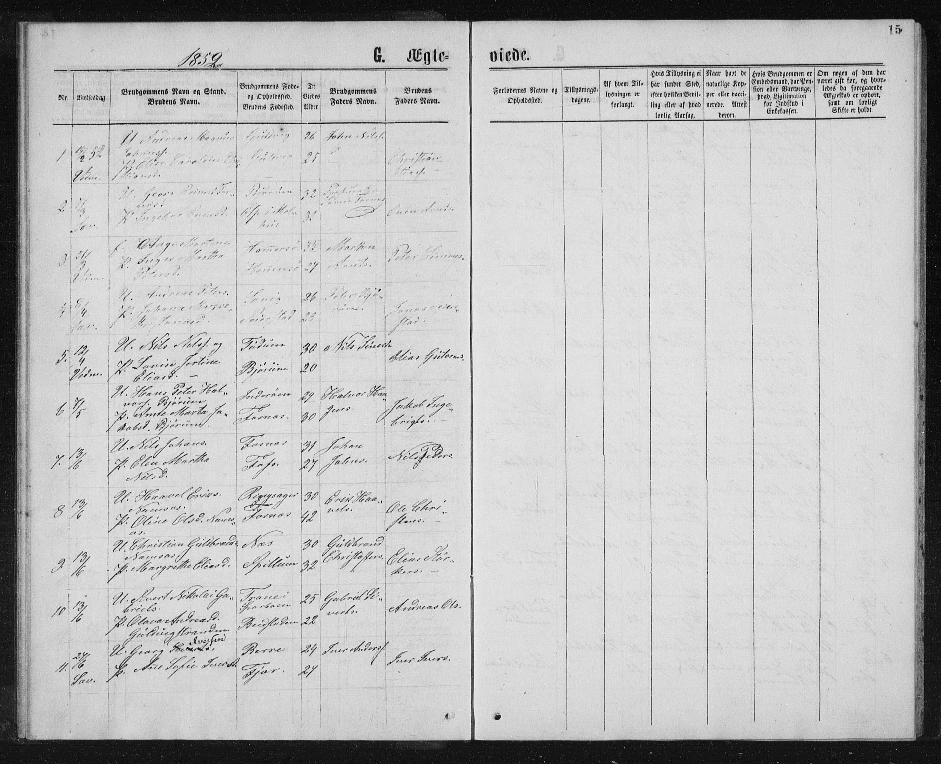 Ministerialprotokoller, klokkerbøker og fødselsregistre - Nord-Trøndelag, AV/SAT-A-1458/768/L0568: Parish register (official) no. 768A03, 1836-1865, p. 15