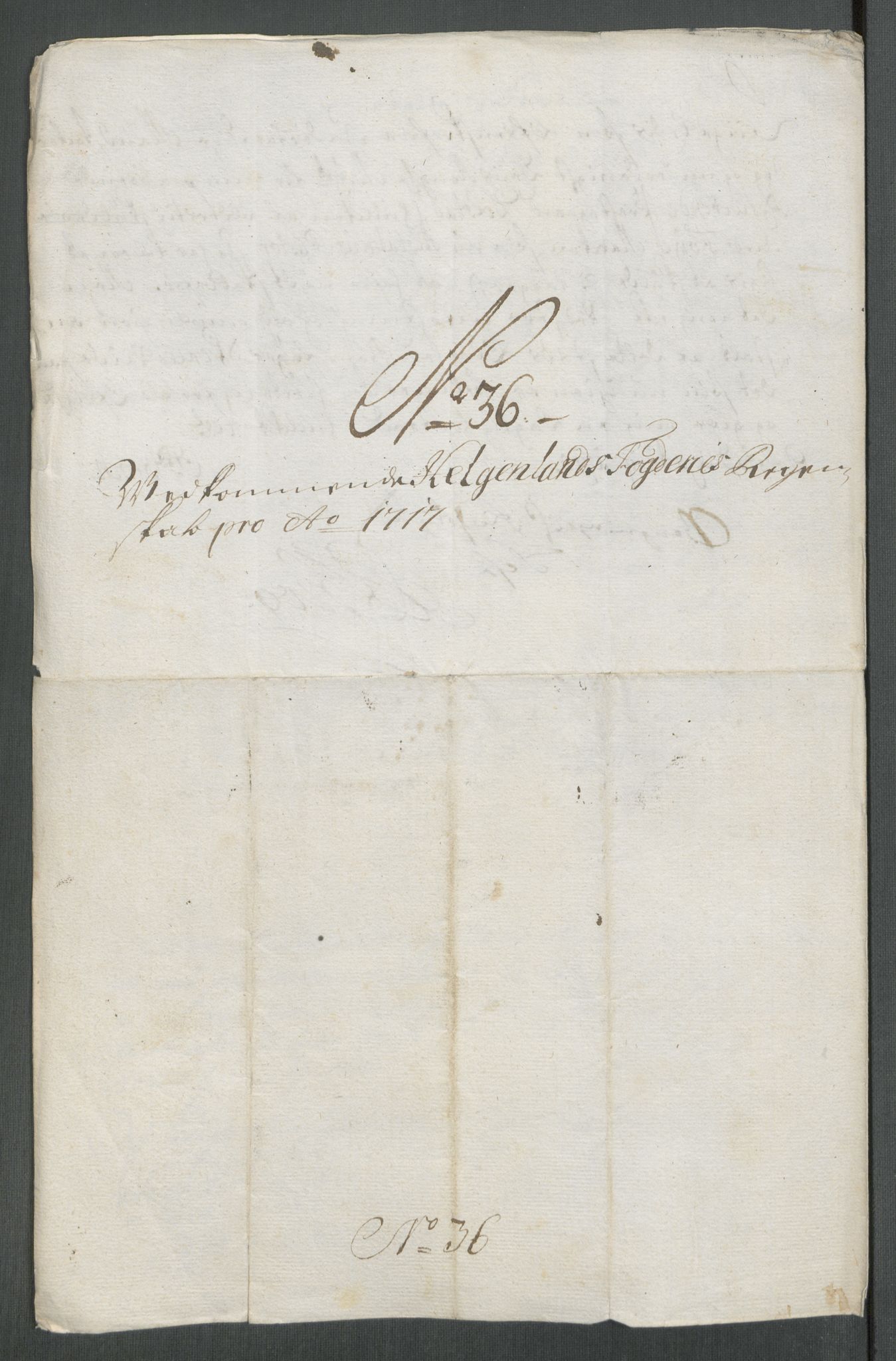 Rentekammeret inntil 1814, Reviderte regnskaper, Fogderegnskap, AV/RA-EA-4092/R65/L4515: Fogderegnskap Helgeland, 1717, p. 295
