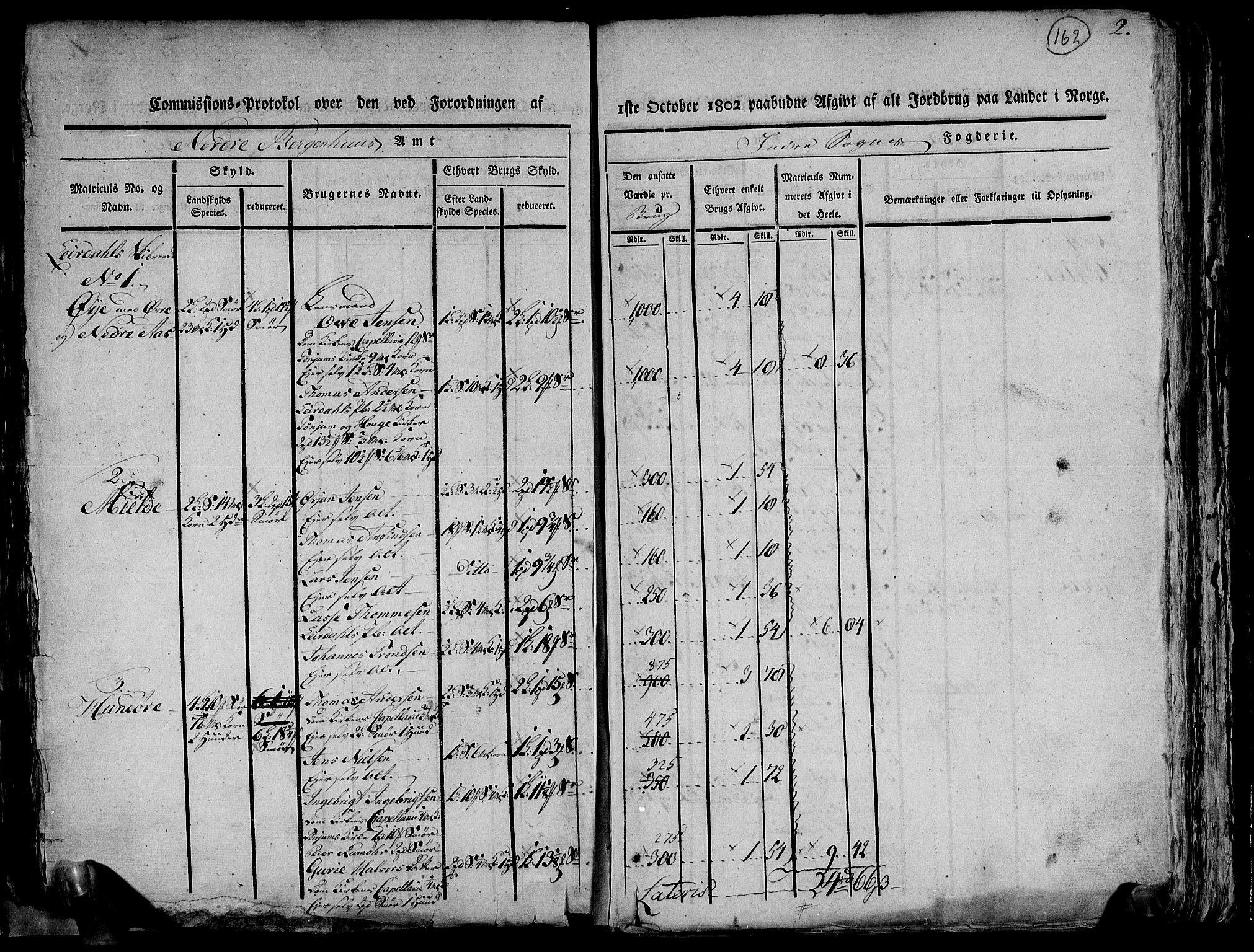 Rentekammeret inntil 1814, Realistisk ordnet avdeling, AV/RA-EA-4070/N/Ne/Nea/L0116: og 0117: Ytre og Indre Sogn fogderi. Kommisjonsprotokoller, 1803, p. 169