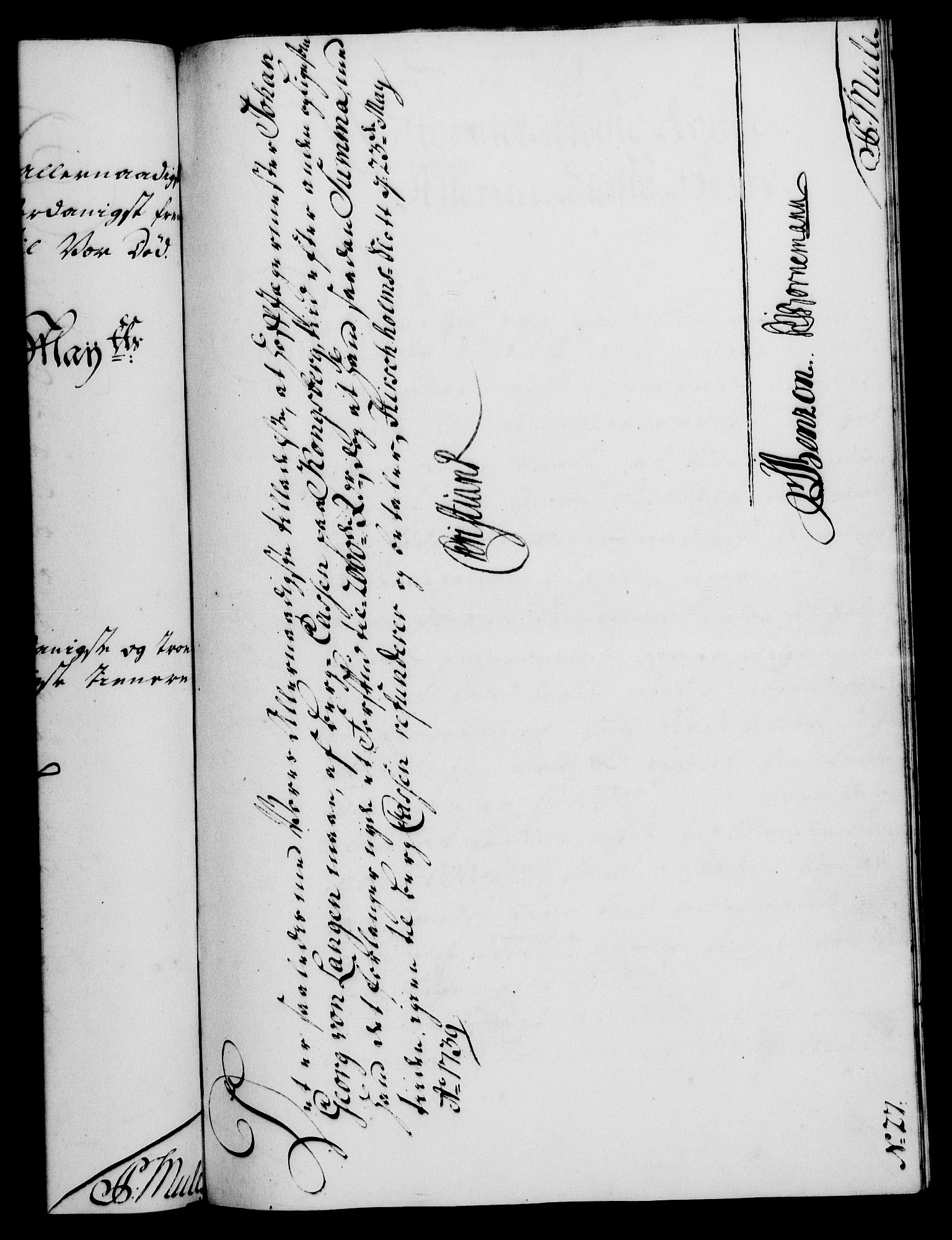 Rentekammeret, Kammerkanselliet, RA/EA-3111/G/Gf/Gfa/L0022: Norsk relasjons- og resolusjonsprotokoll (merket RK 52.22), 1739, p. 348