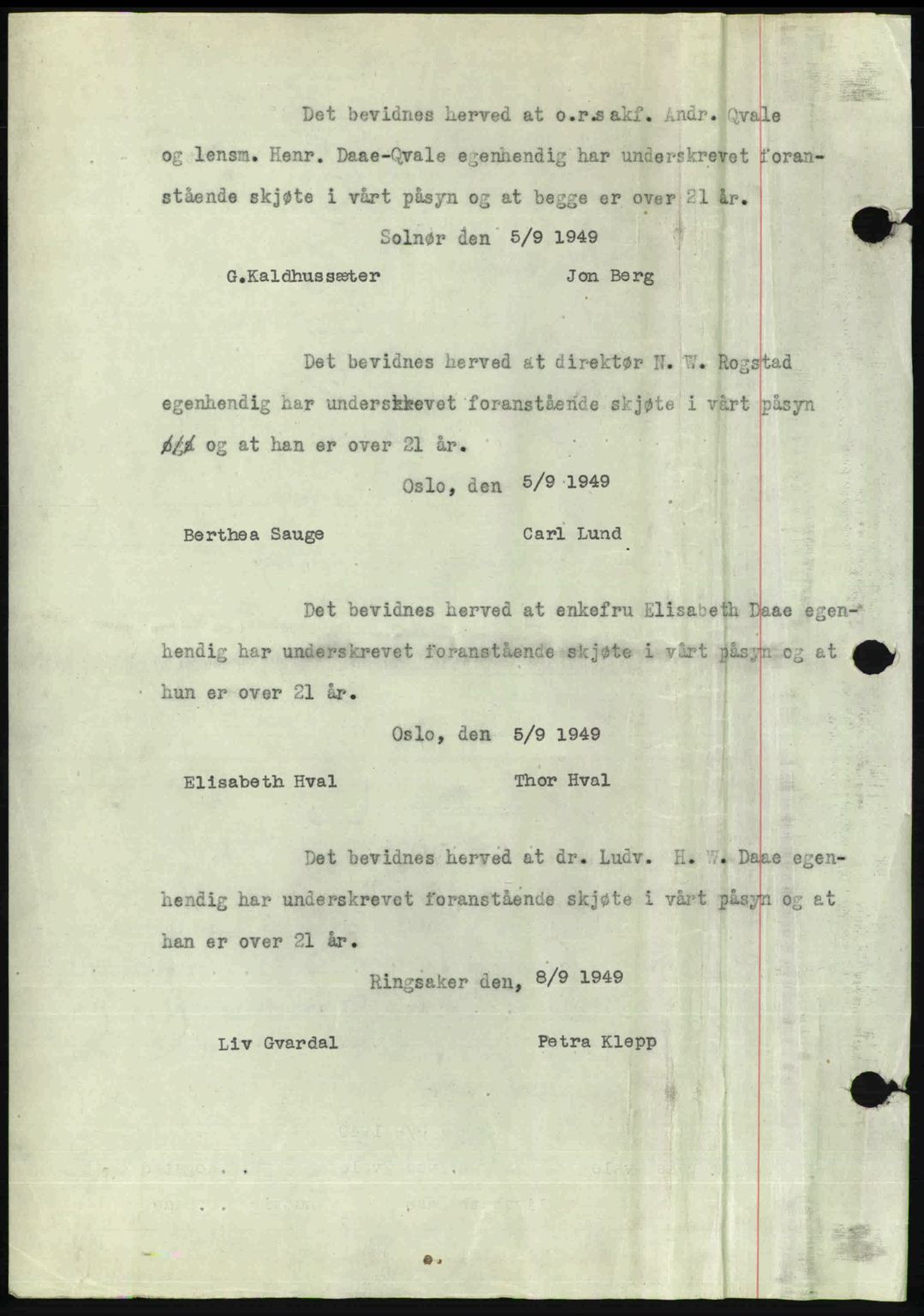 Ålesund byfogd, AV/SAT-A-4384: Mortgage book no. 37A (1), 1947-1949, Diary no: : 470/1949