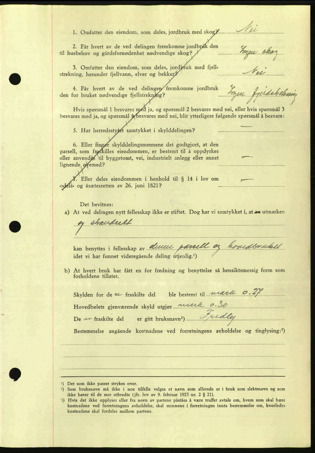 Hitra sorenskriveri, AV/SAT-A-0018/2/2C/2Ca: Mortgage book no. A2, 1943-1945, Diary no: : 639/1944