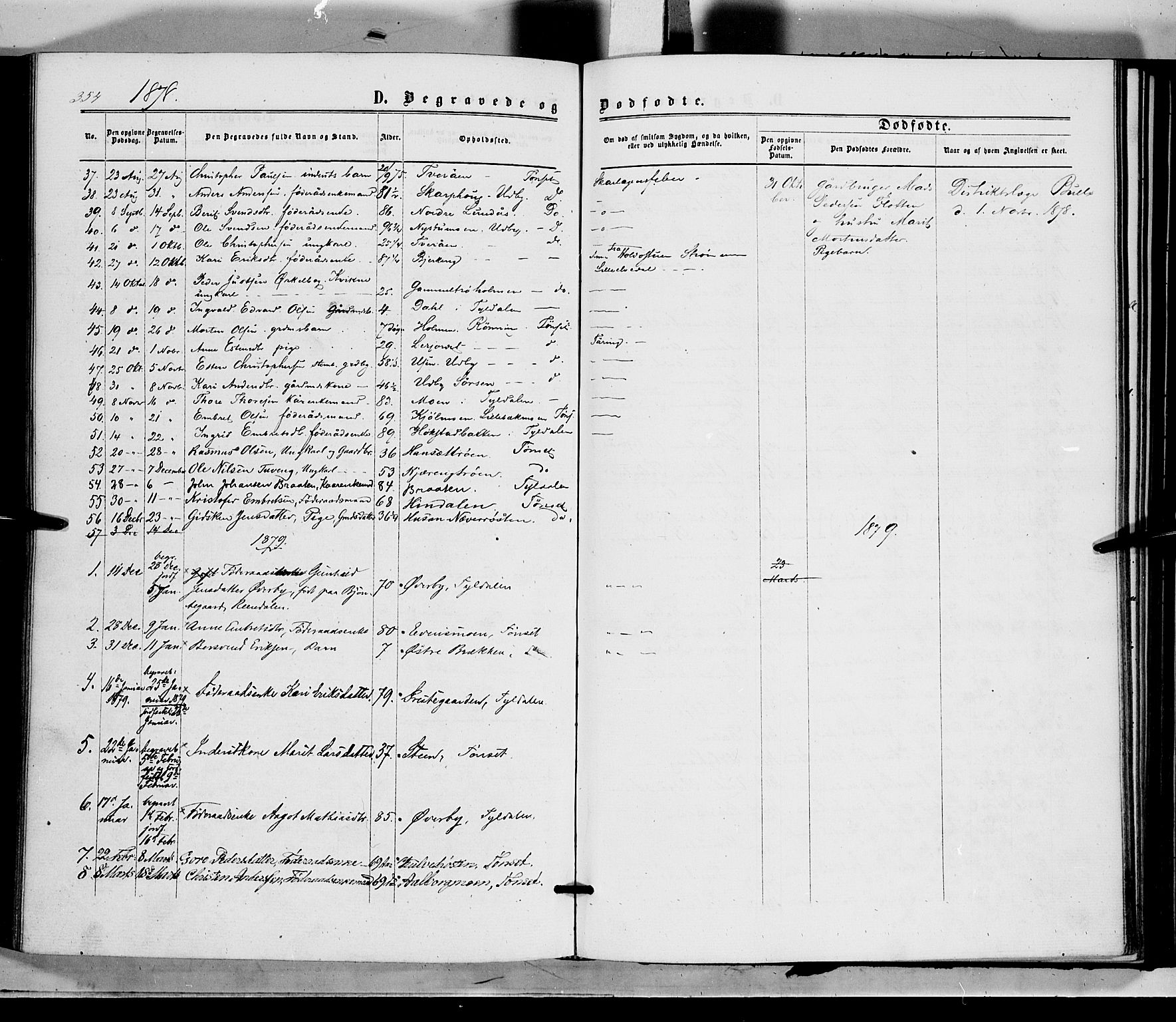 Tynset prestekontor, SAH/PREST-058/H/Ha/Haa/L0021: Parish register (official) no. 21, 1863-1879, p. 354