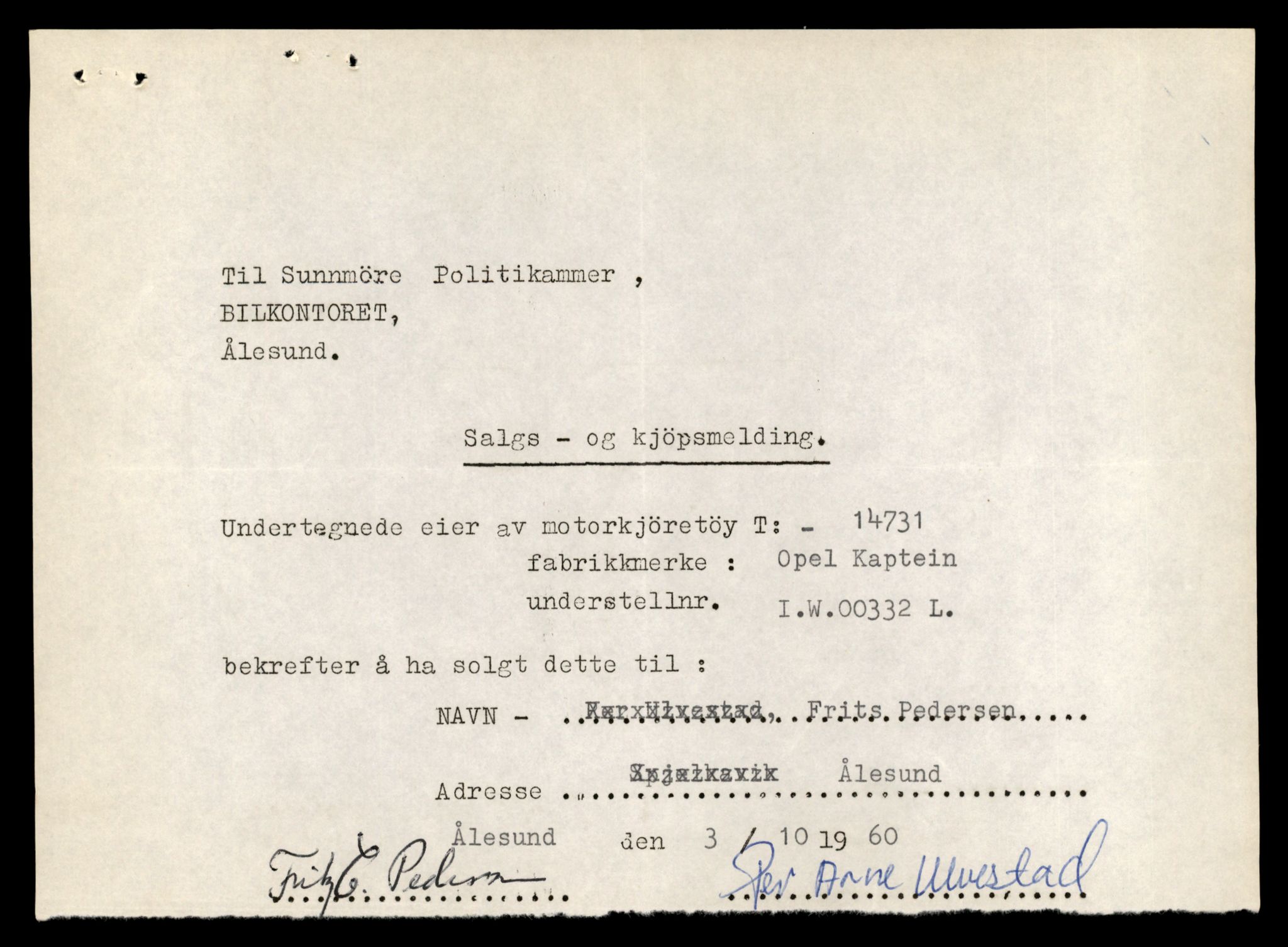 Møre og Romsdal vegkontor - Ålesund trafikkstasjon, AV/SAT-A-4099/F/Fe/L0048: Registreringskort for kjøretøy T 14721 - T 14863, 1927-1998, p. 193